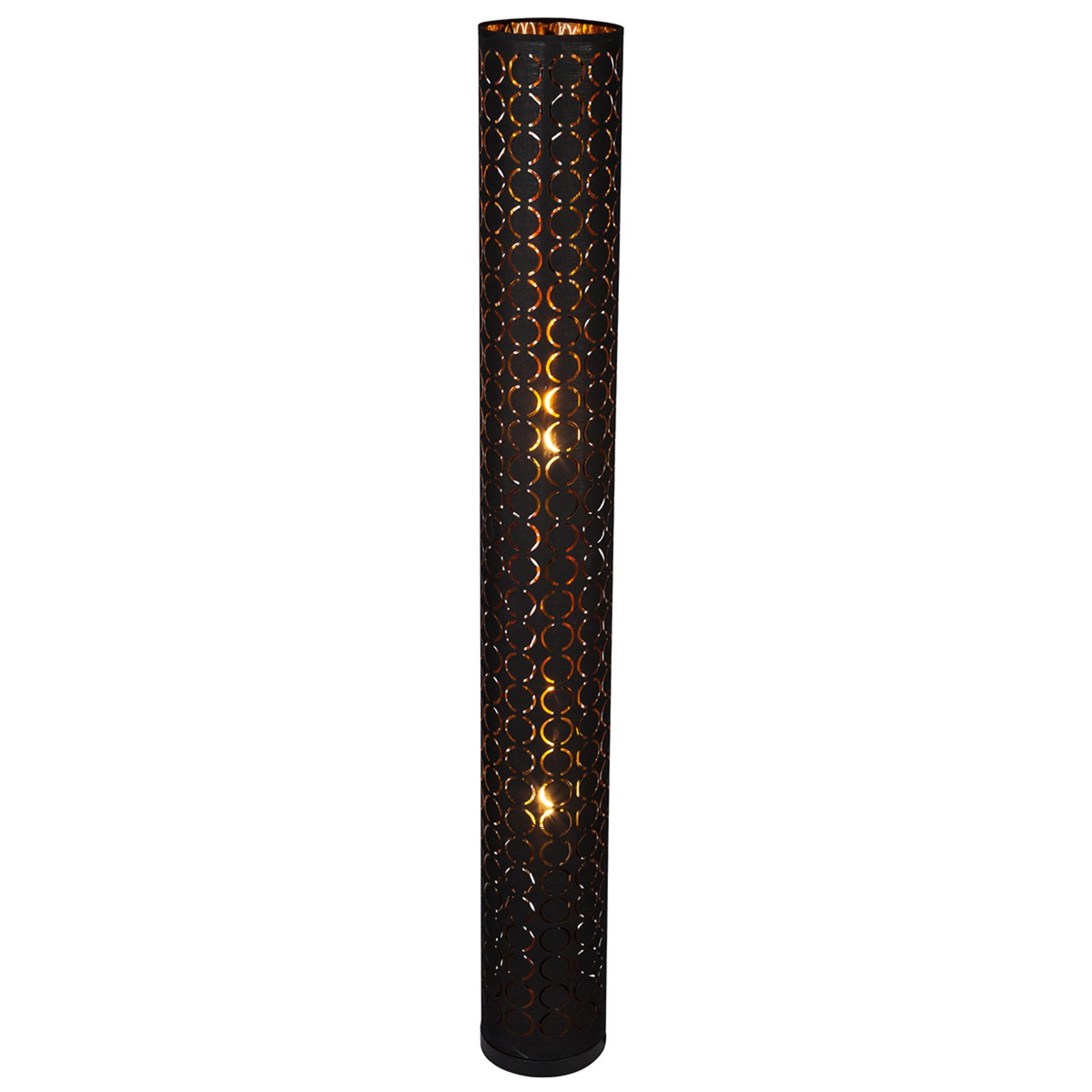 Harald gulvlampe i orientalsk design, sort