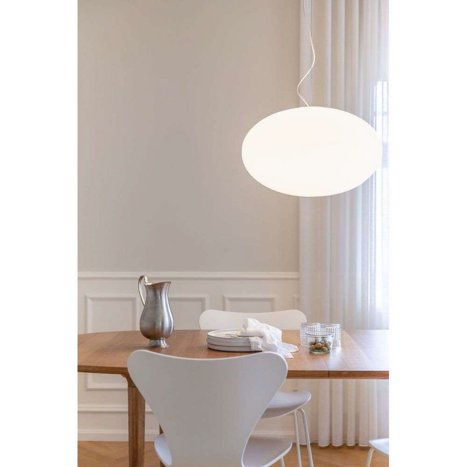 Eggy Pop Lustră Pendul Ø55 Opal White - CPH Lighting