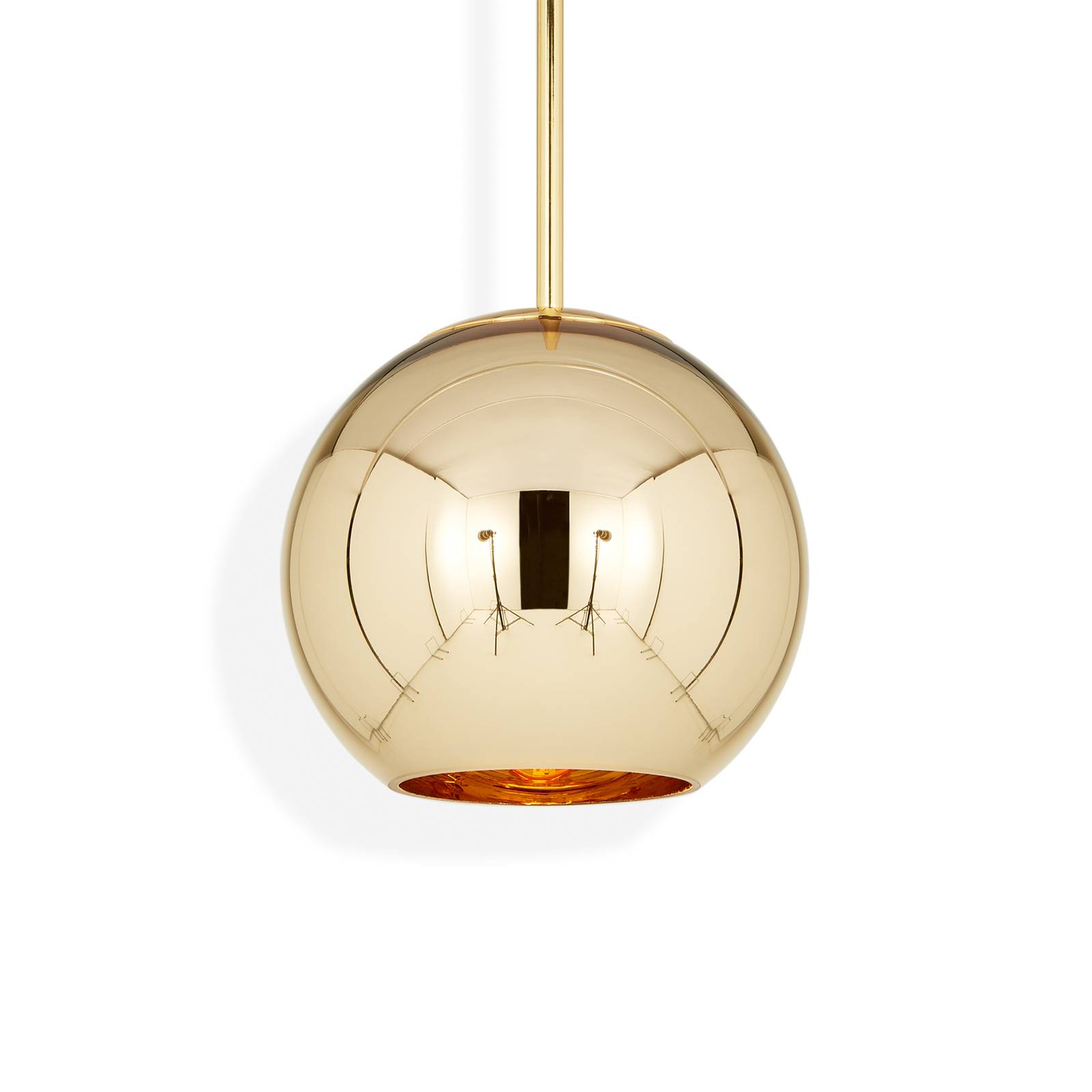 Tom Dixon Designer Pendant Light - Living / Dining Room - Hanging Light - dimmable - Copper