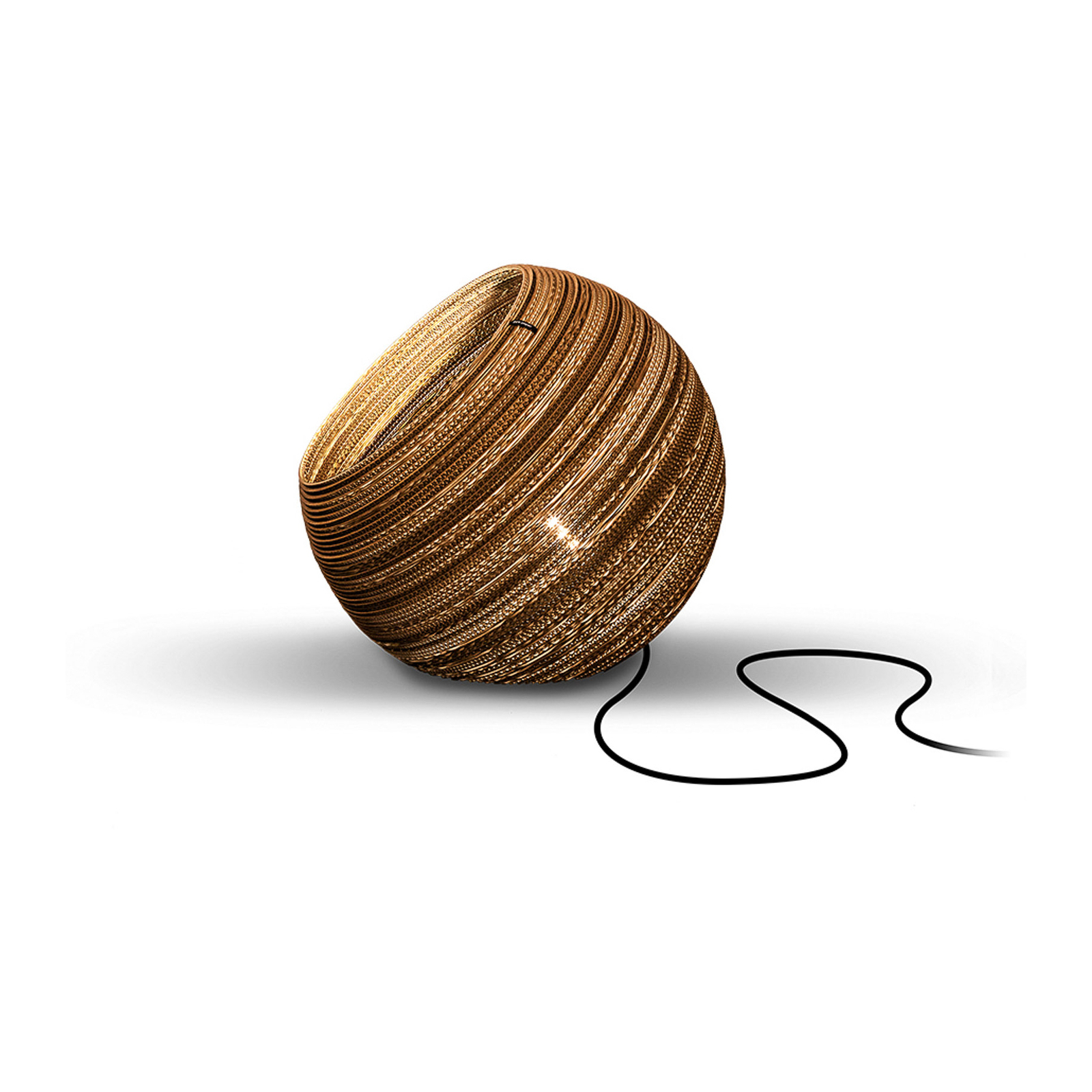 Think Paper Globe Tischleuchte aus Karton