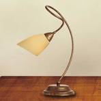 Lámpara de mesa Alessandro marrón envejecido