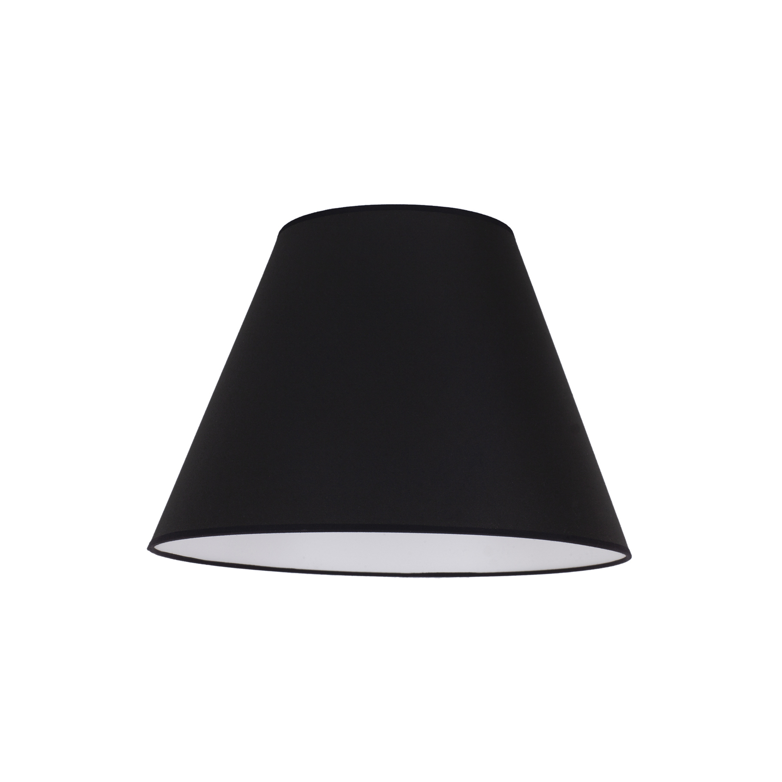 Tienidlo na lampu Sofia výška 26 cm, čierna/biela