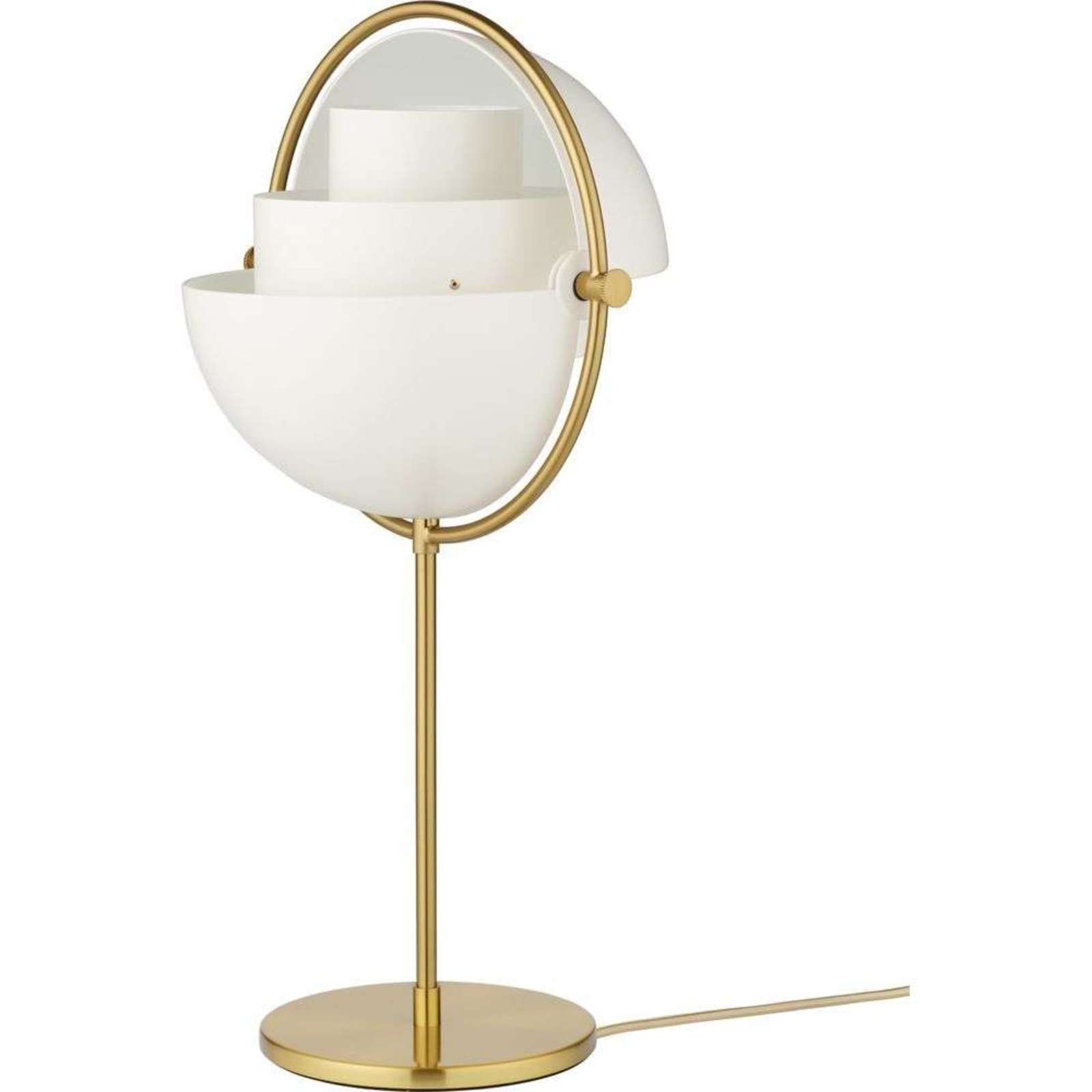 Multi-Lite Lampă de Masă Brass/White - GUBI