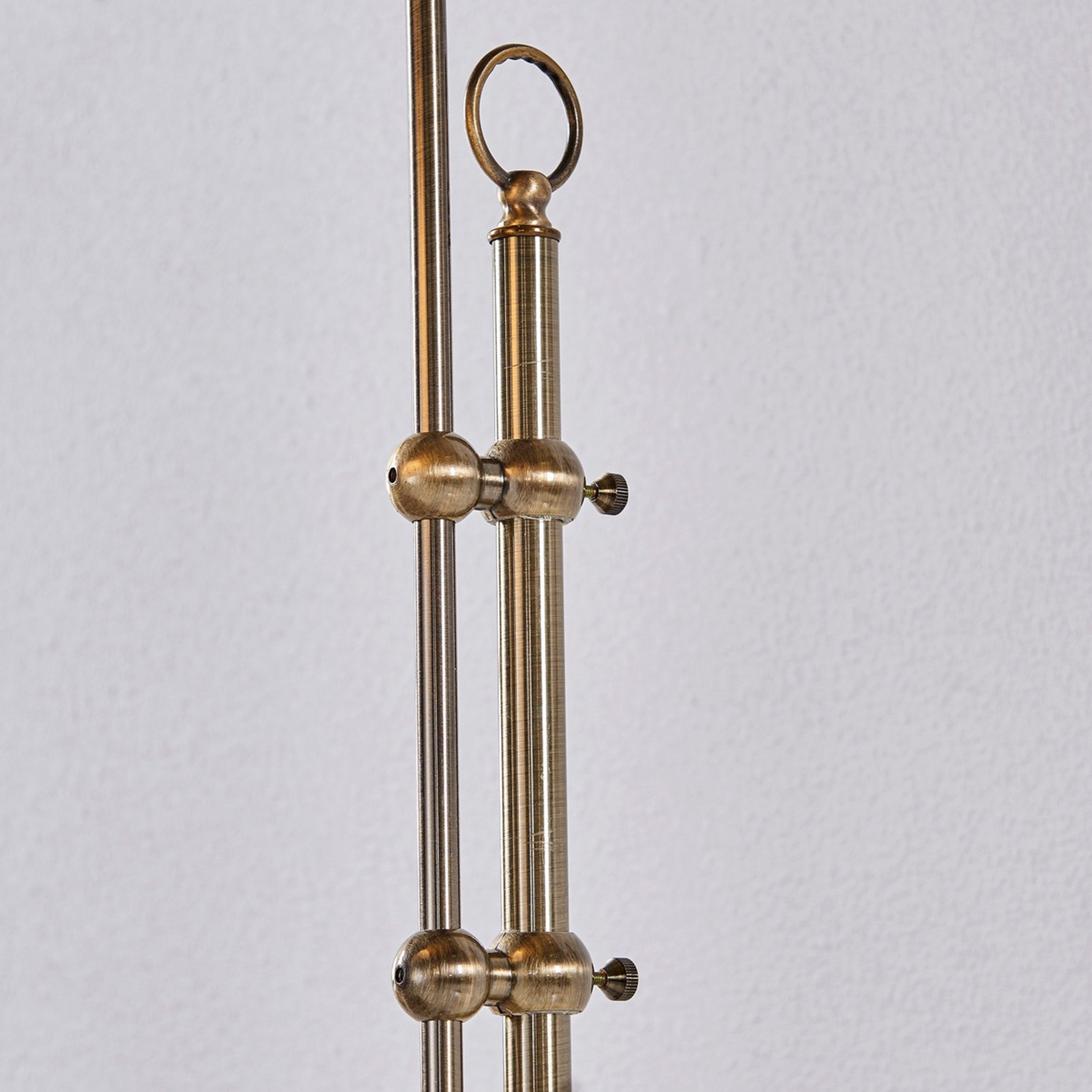 Otis Stehleuchte Opale/Antique Brass - Lindby