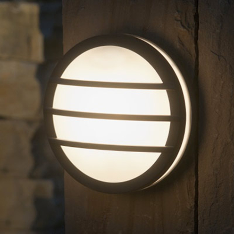 Ronde buitenwandlamp NANDIN