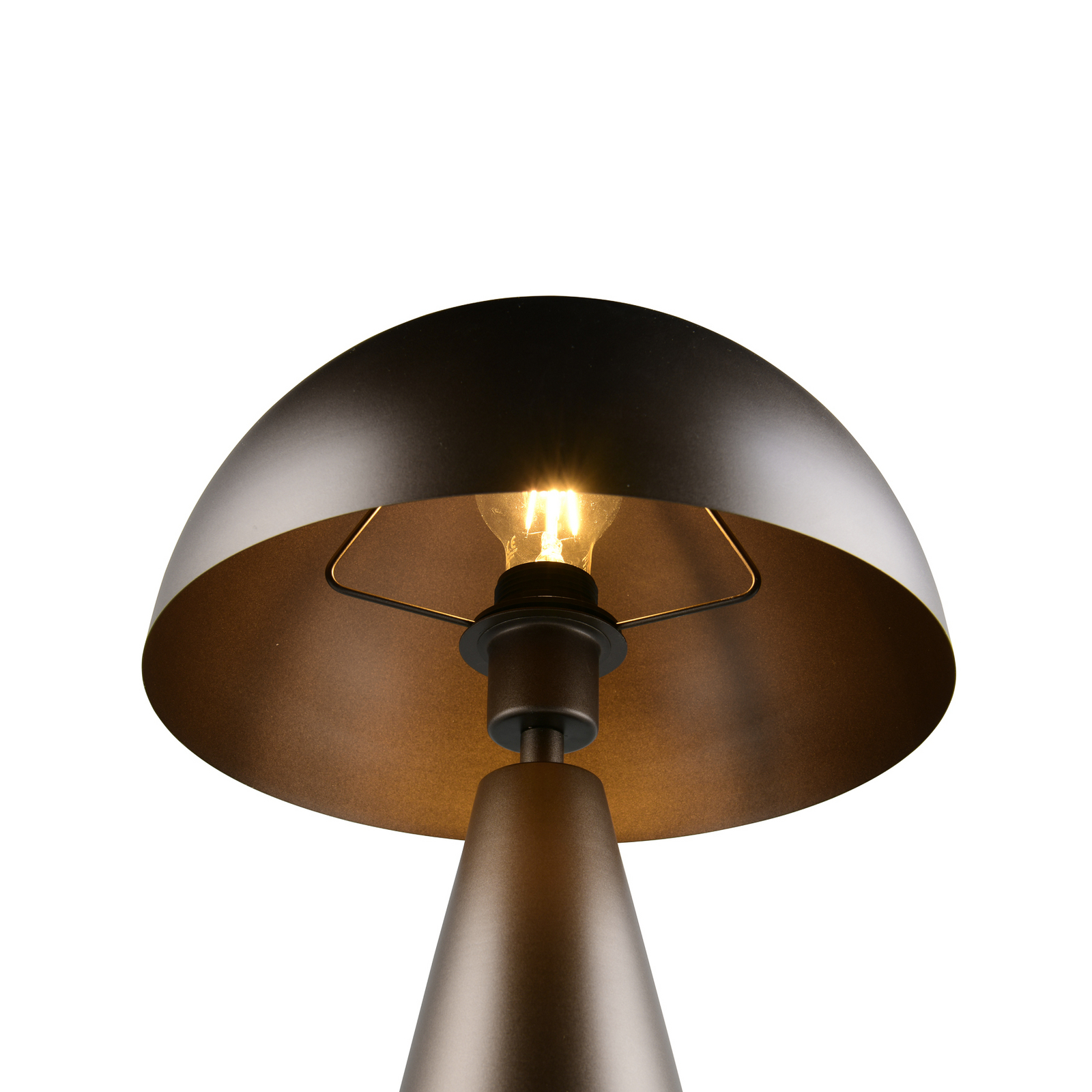 Galda lampa „Alfie“, platīna krāsā, augstums 43 cm, metāls, E27 Galda lampa „Alfie“, platīna krāsā, augstums 43 cm, metāls, E27