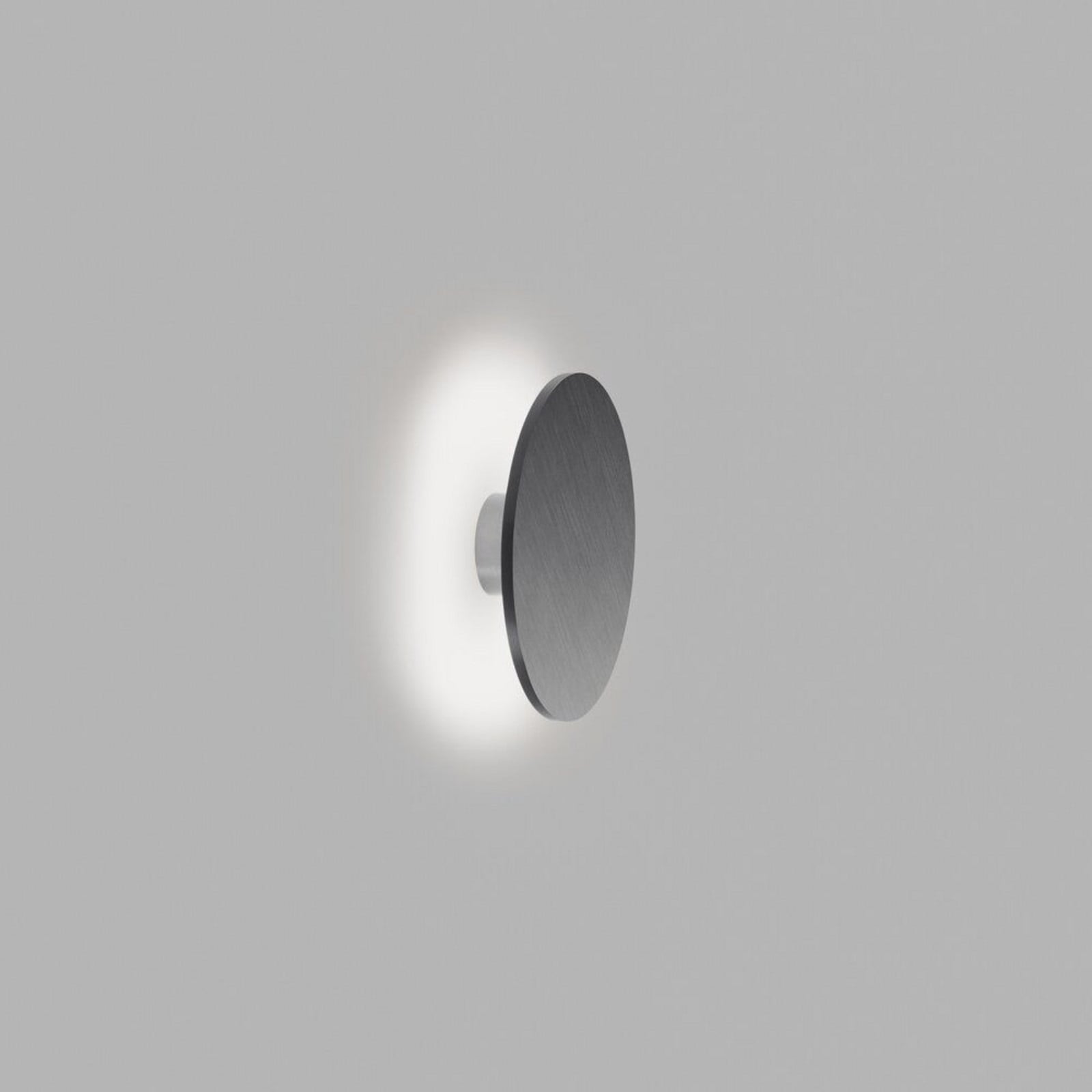 Soho W3 Wandlampe, Ø 30 cm, IP54, CCT, grau LIGHT-POINT - Balkon - Aluminium