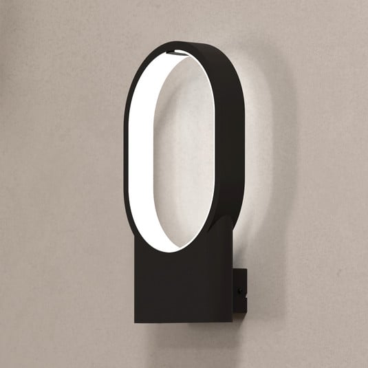 LED-Wandleuchte Codriales in Schwarz
