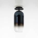 Artemide Gople Mini ceiling lamp, blue/black