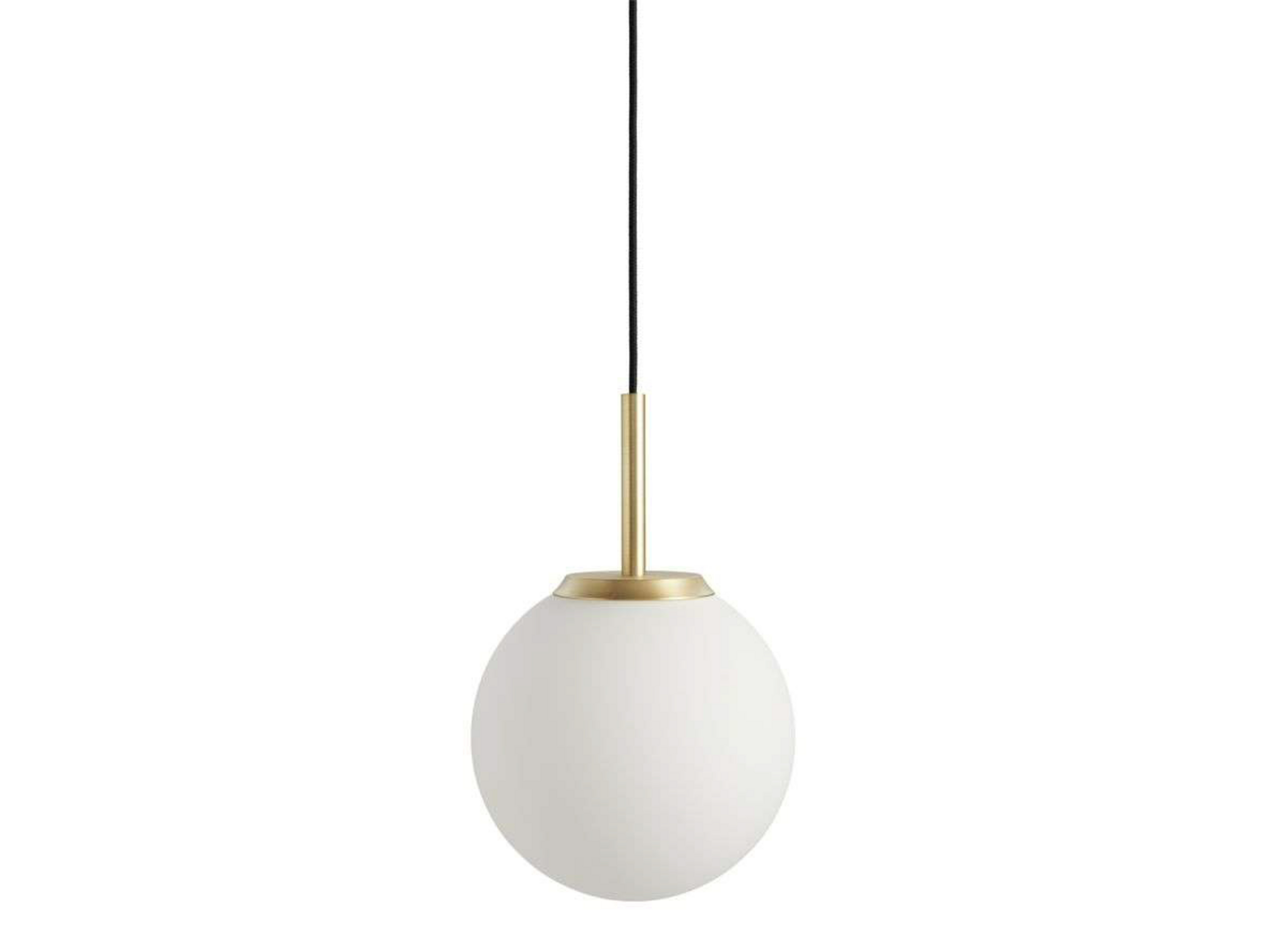 Palla P135 LED-Pendelleuchte, Opal/Messing, CCT - Antidark