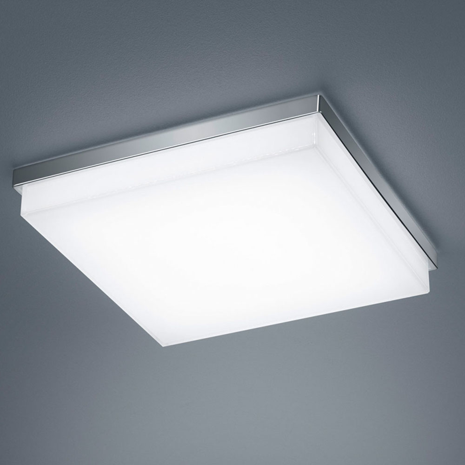 Helestra Cosi LED ceiling light square chrome