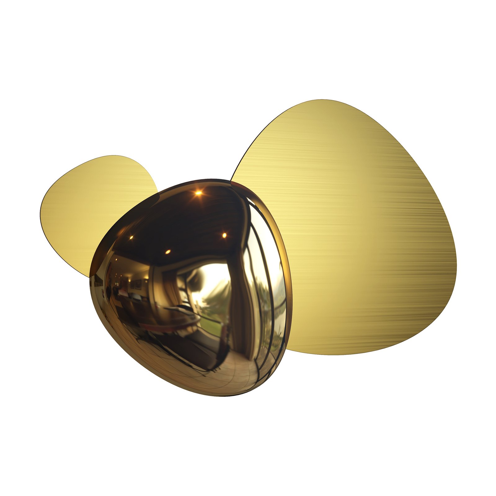 Maytoni Jack-stone LED wall lamp, width 36.6 cm