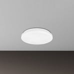 LED ceiling light Elipso, white, plastic, Ø 29 cm, 4000K
