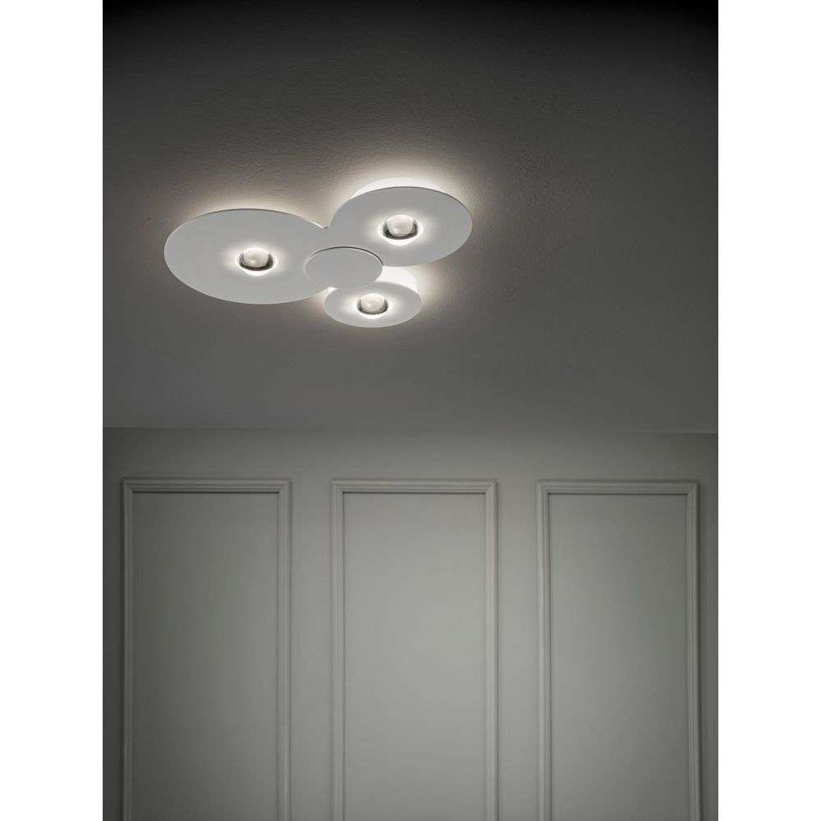 Bugia Triple Stropné Lampa White - Lodes