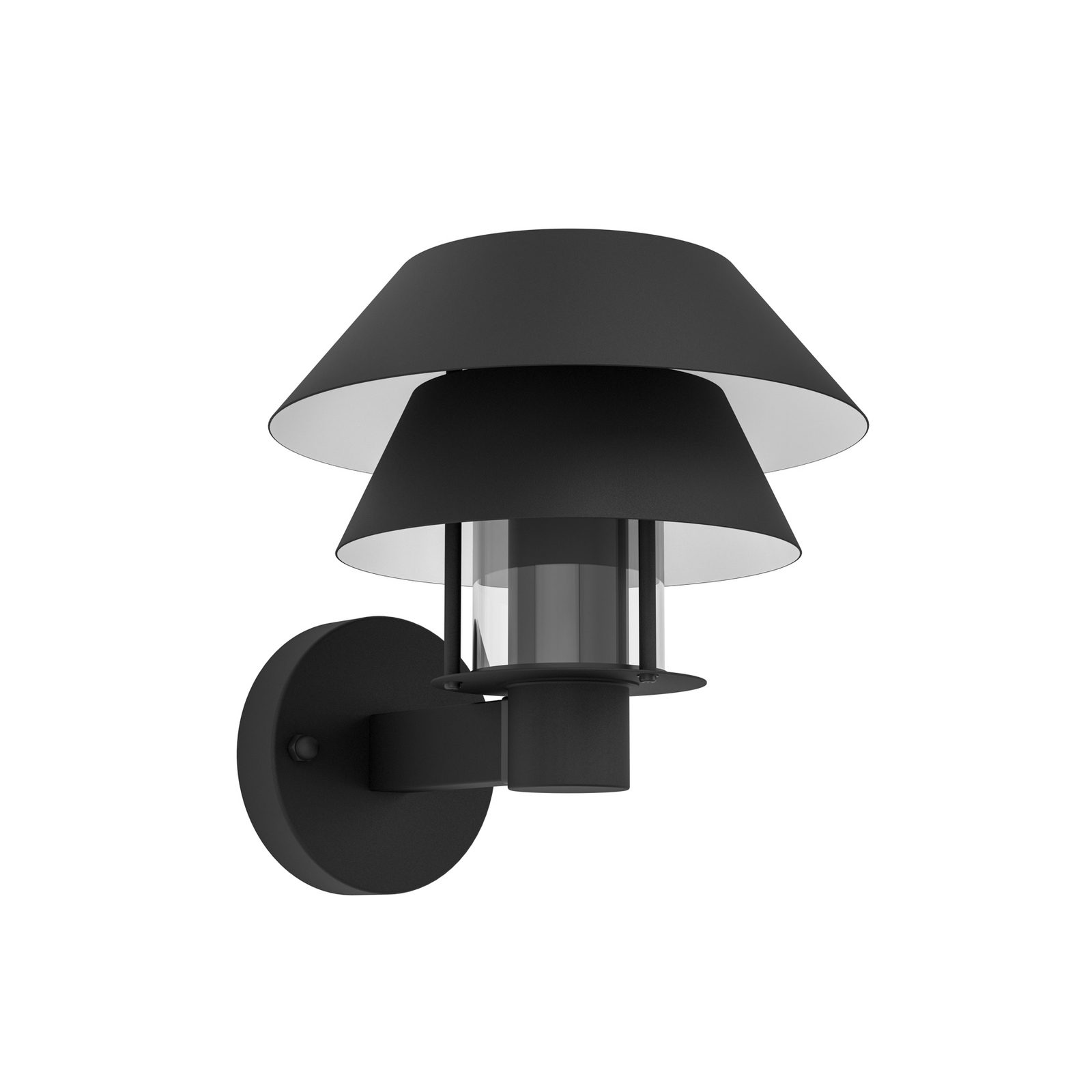 Chiappera aplică de exterior cu abajur dublu