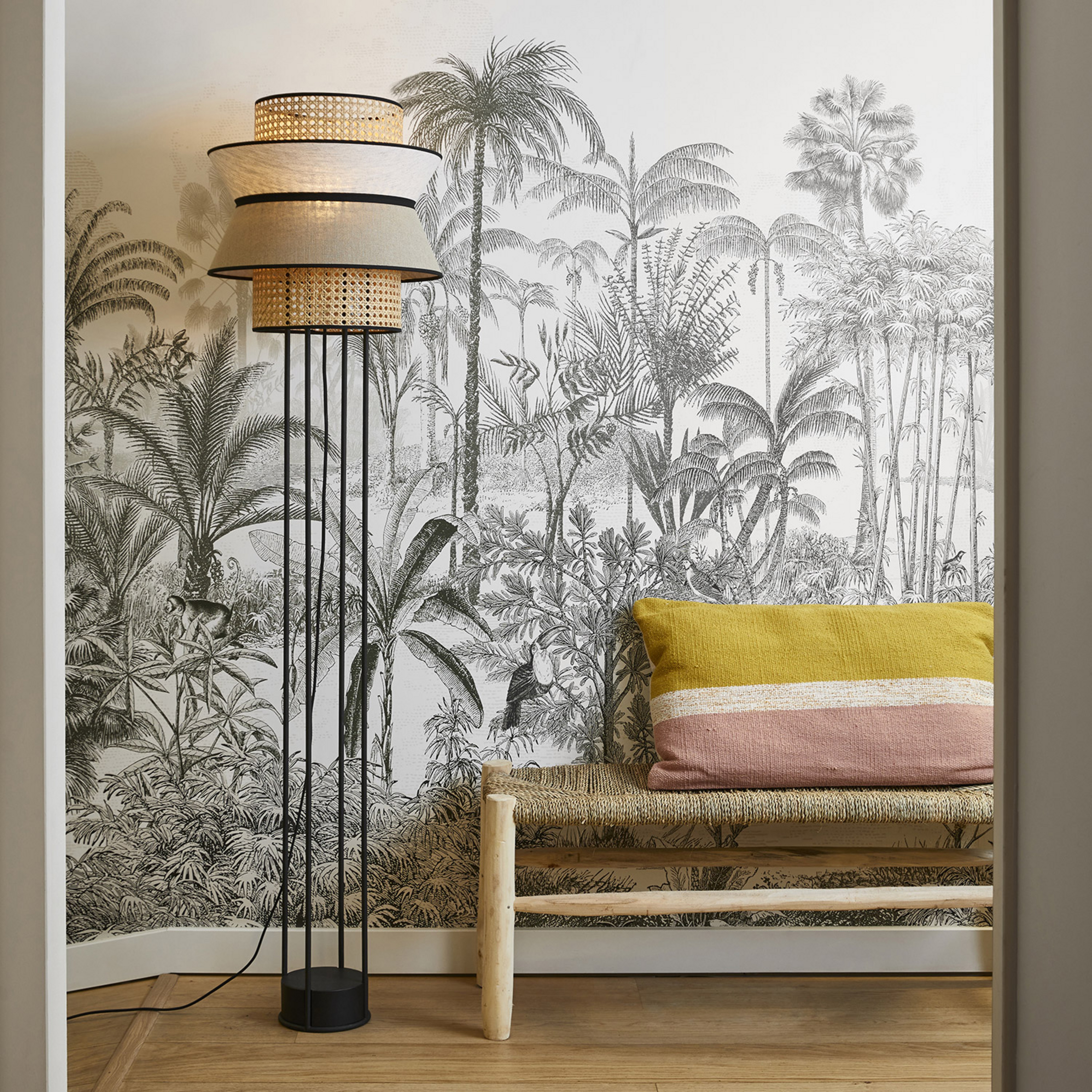MARKET SET Singapour DBL lampadaire, nude