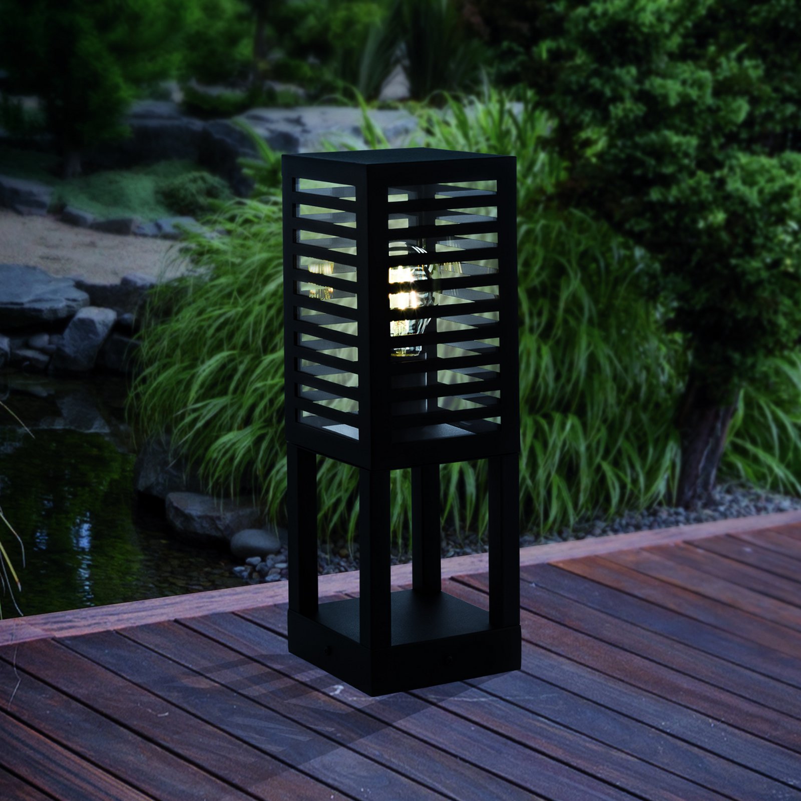 Luminaire pour socle Alamonte 3, noir