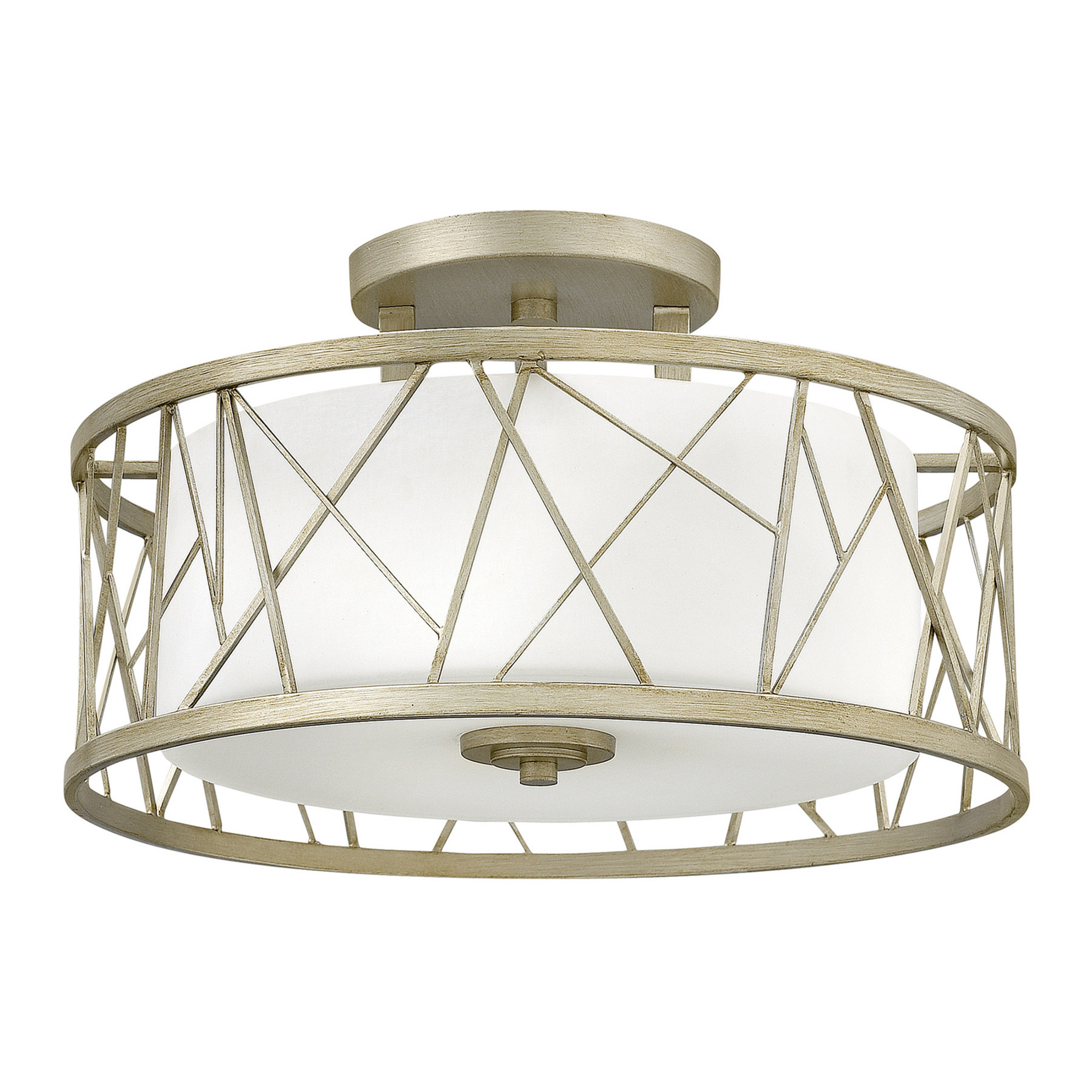 Plafón Nest con texturizado en pan de plata