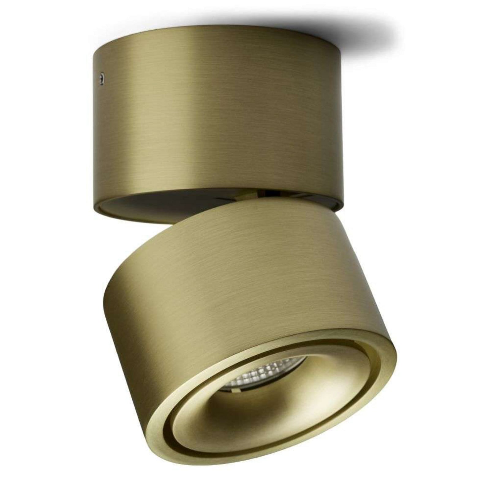 Easy Mini W75 LED Påbygningsspot 2700K Brass ANTIDARK - Stue - Aluminium billede
