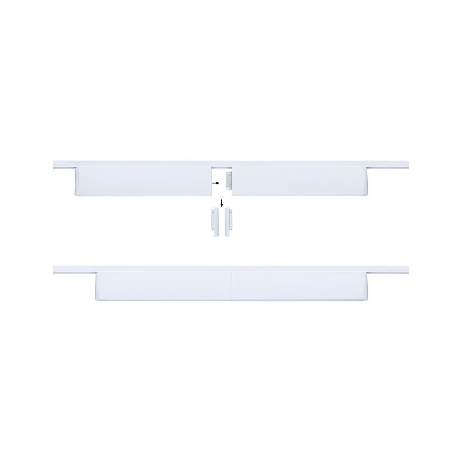 Paulmann URail LED šviesos juosta Ceris, 4000K, aliuminis, reguliuojamas