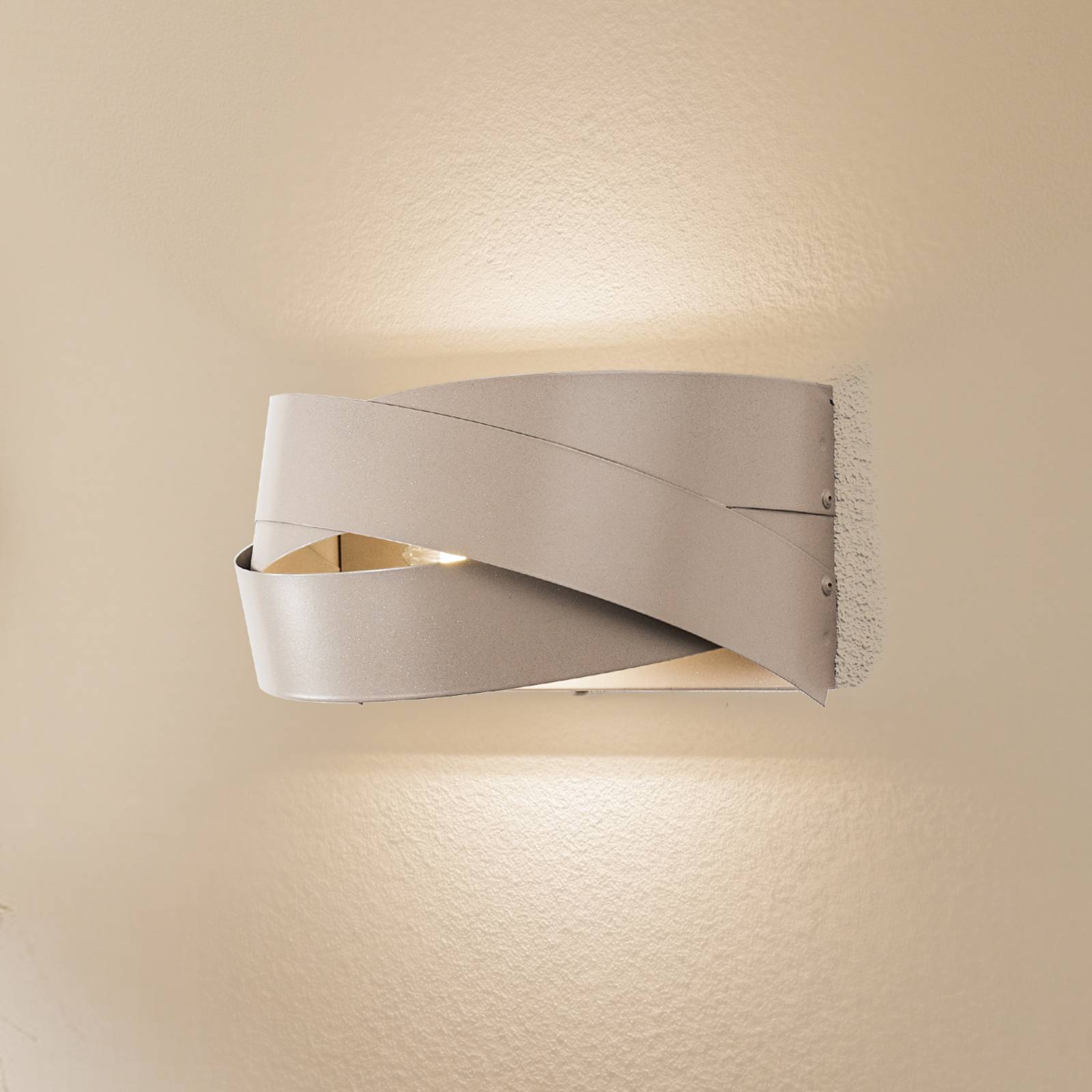 Euluna vegglampe Tornado beige