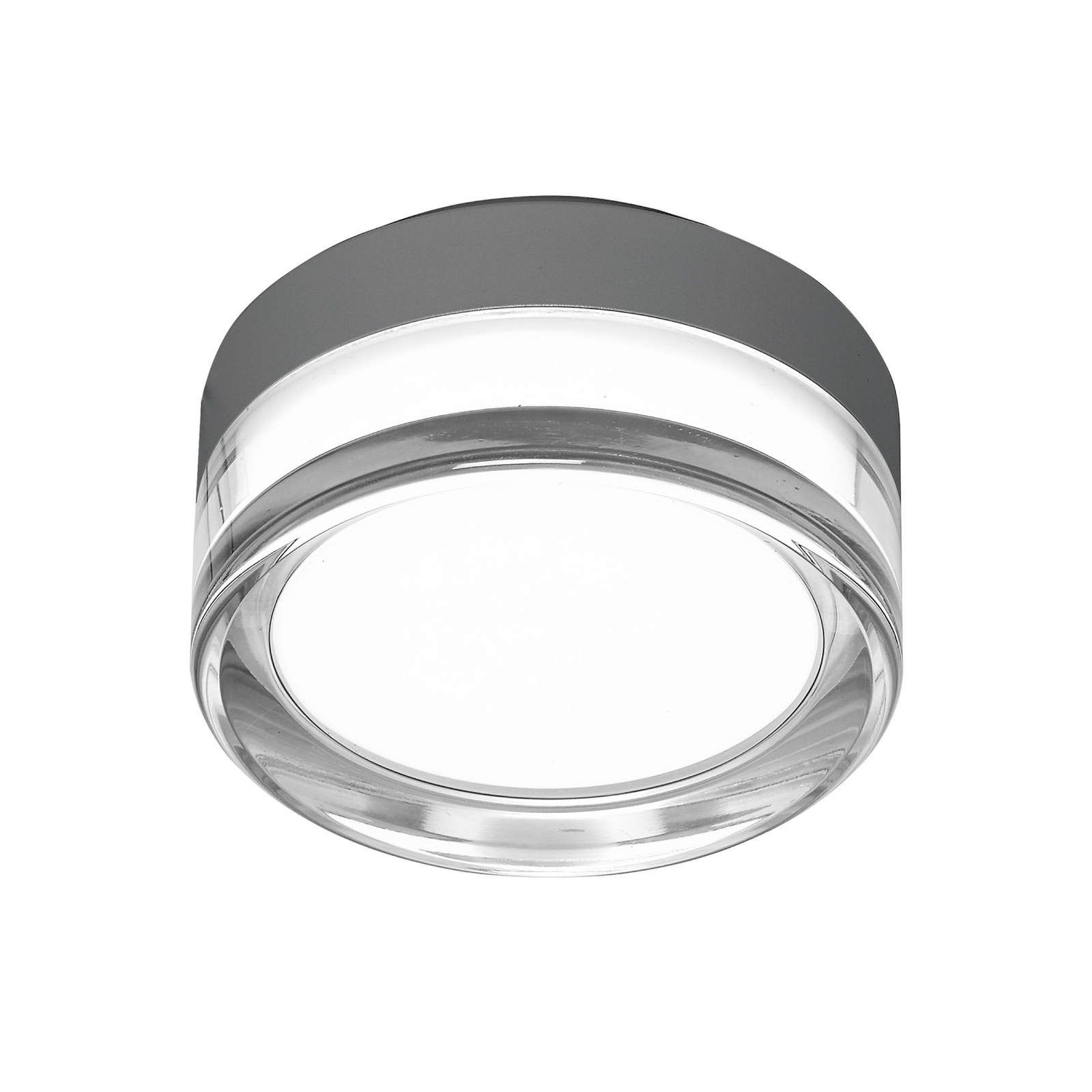 LED-seinavalgusti CMD 9054, antratsiit/läbipaistev, Ø 13 cm, CCT, IP65