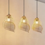 Lindby Taspira hanging light, wicker