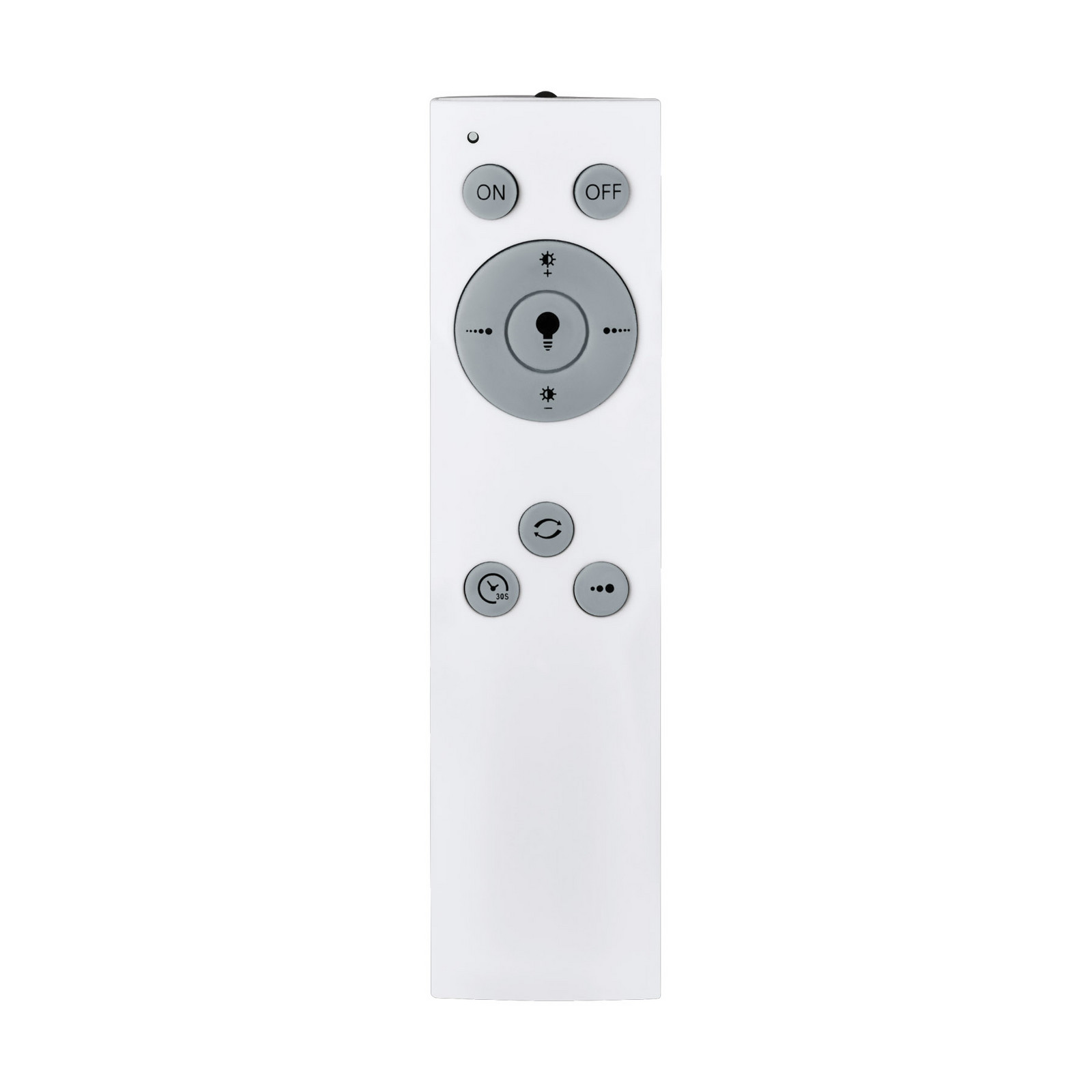 EGLO Plafonieră cu LED Lanciano 1 cu telecomandă Ø38cm - Camera de zi / sufragerie - modern - alb lemn natural - Plastic