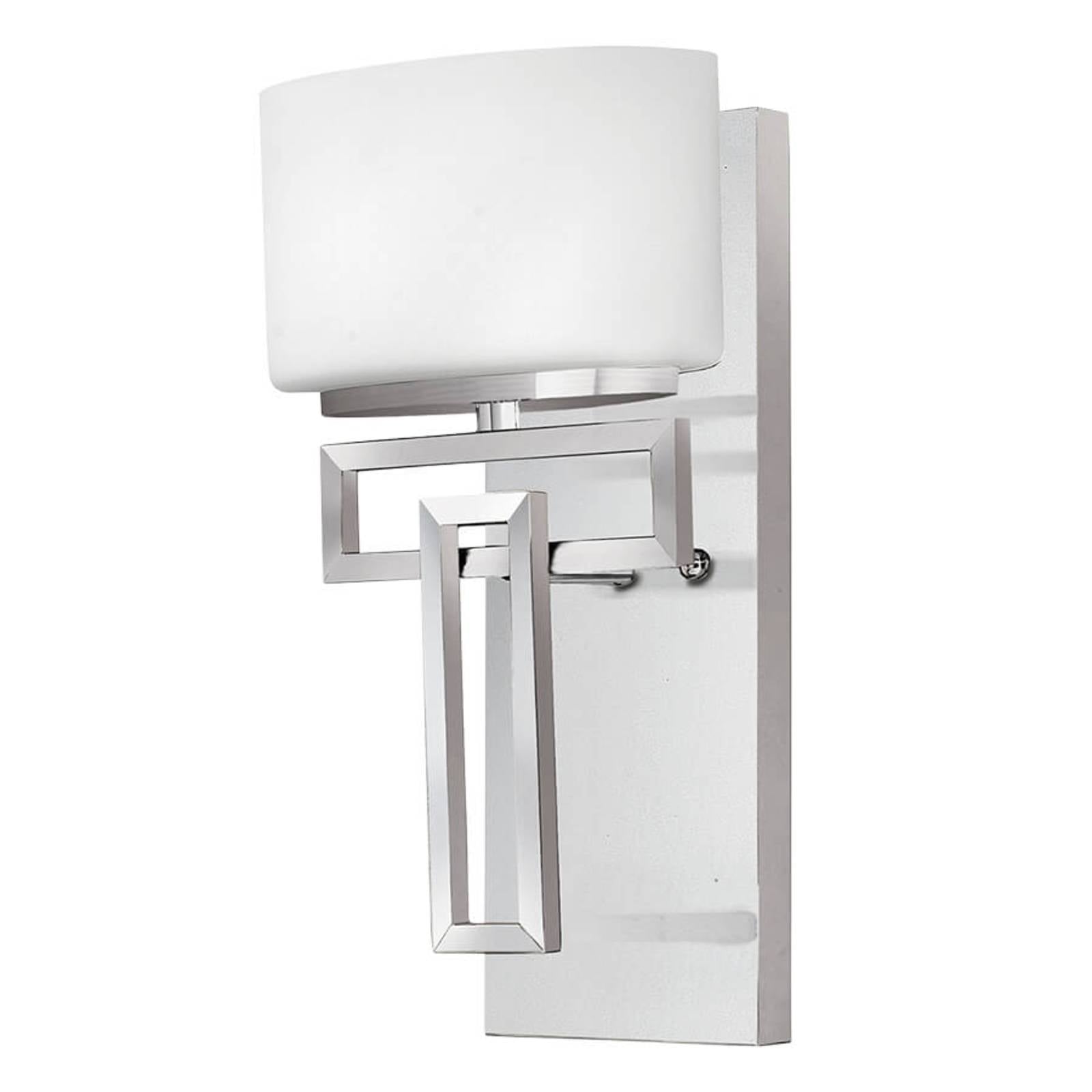 Elstead - Hinkley HK-LANZA1-BATH Wandleuchte Lanza 1xG9 led 3W Baustahl chrom poliert Glas H305cm B184cm IP44 3000K