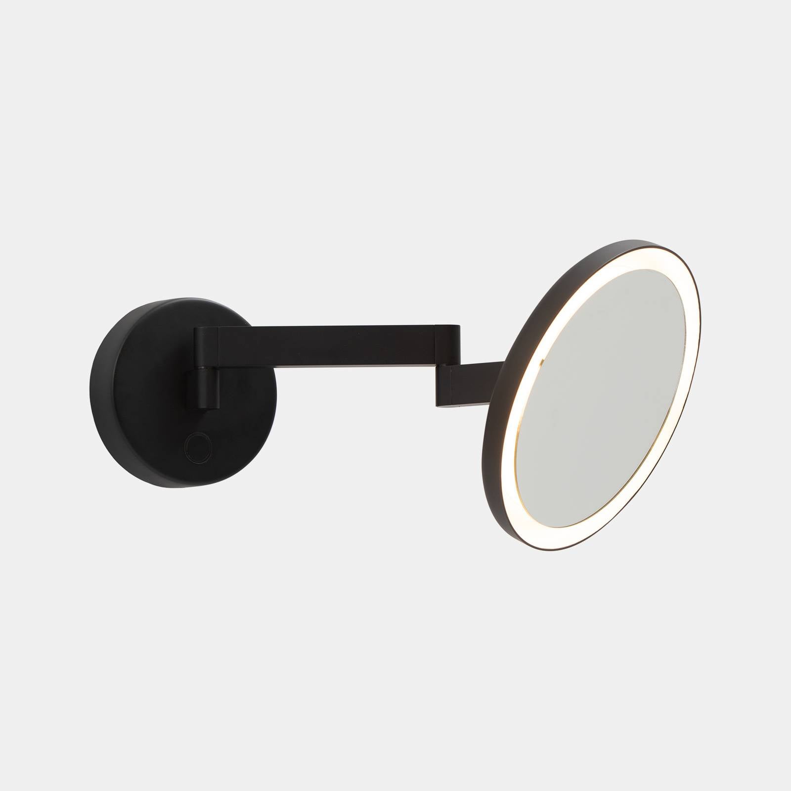 Badezimmerspiegel, Wandmontage, IP44, LED, 9 W, 3000 K, 256 lm, Vergrößerungsspiegel, 3 Stück