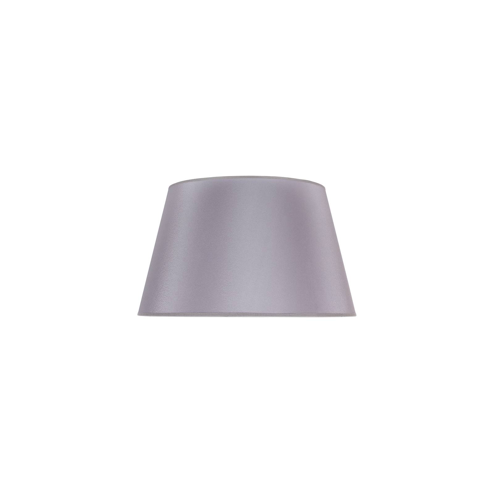 Euluna Cone lampshade height 18 cm, grey/white chintz - Silver