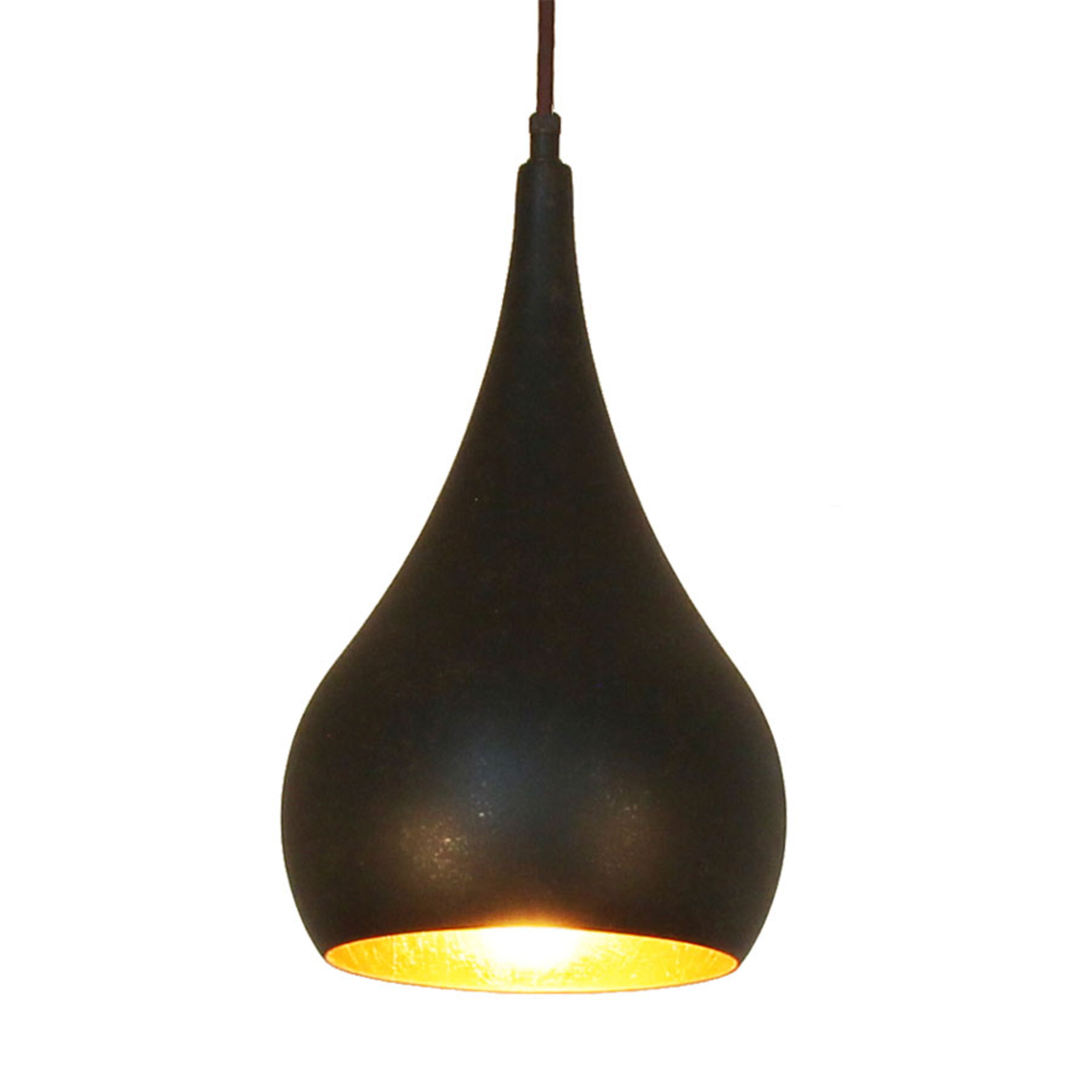 Menzel Solo hanglamp Ui bruin-zwart 16cm