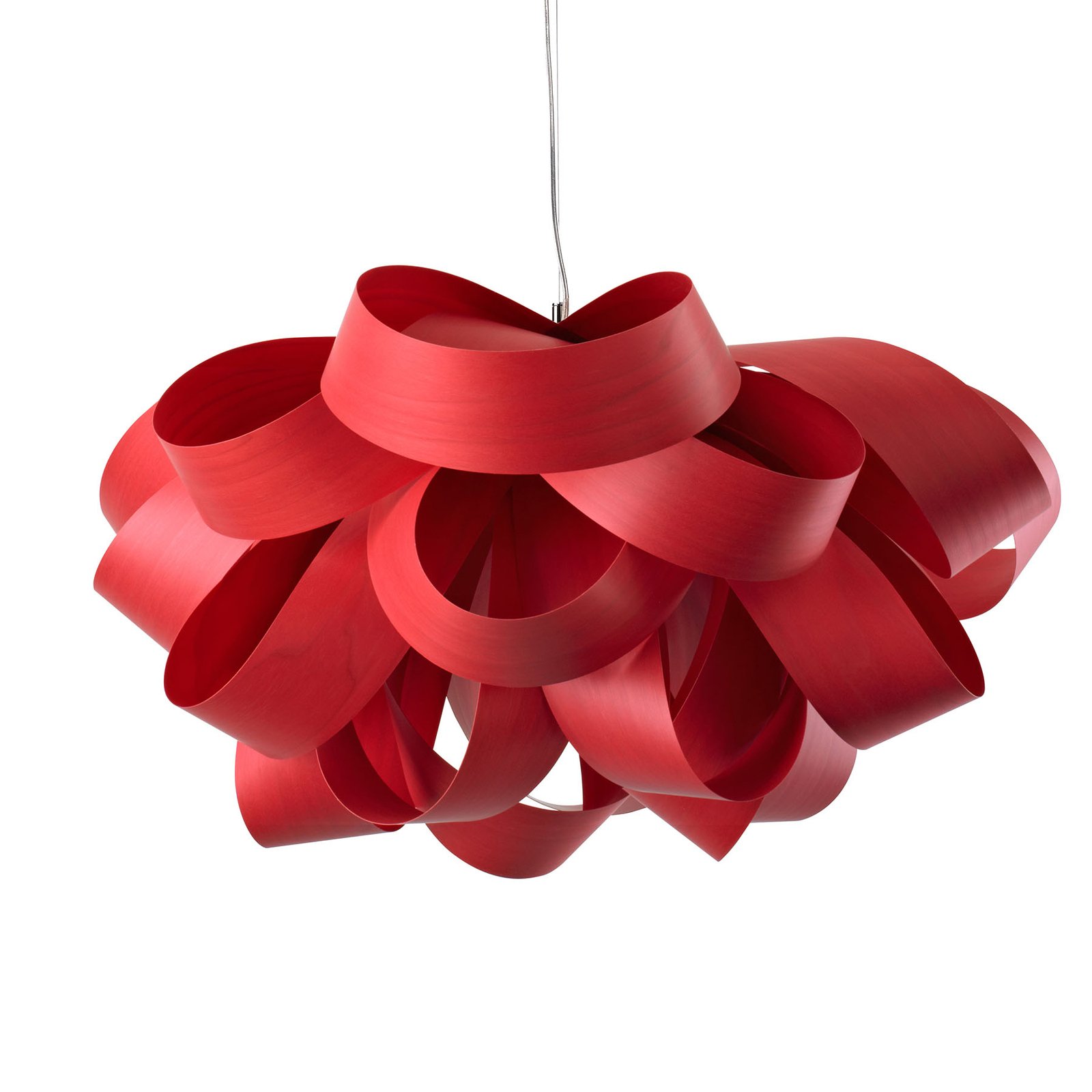 LZF Agatha Small hanglamp, 78x76cm, rood