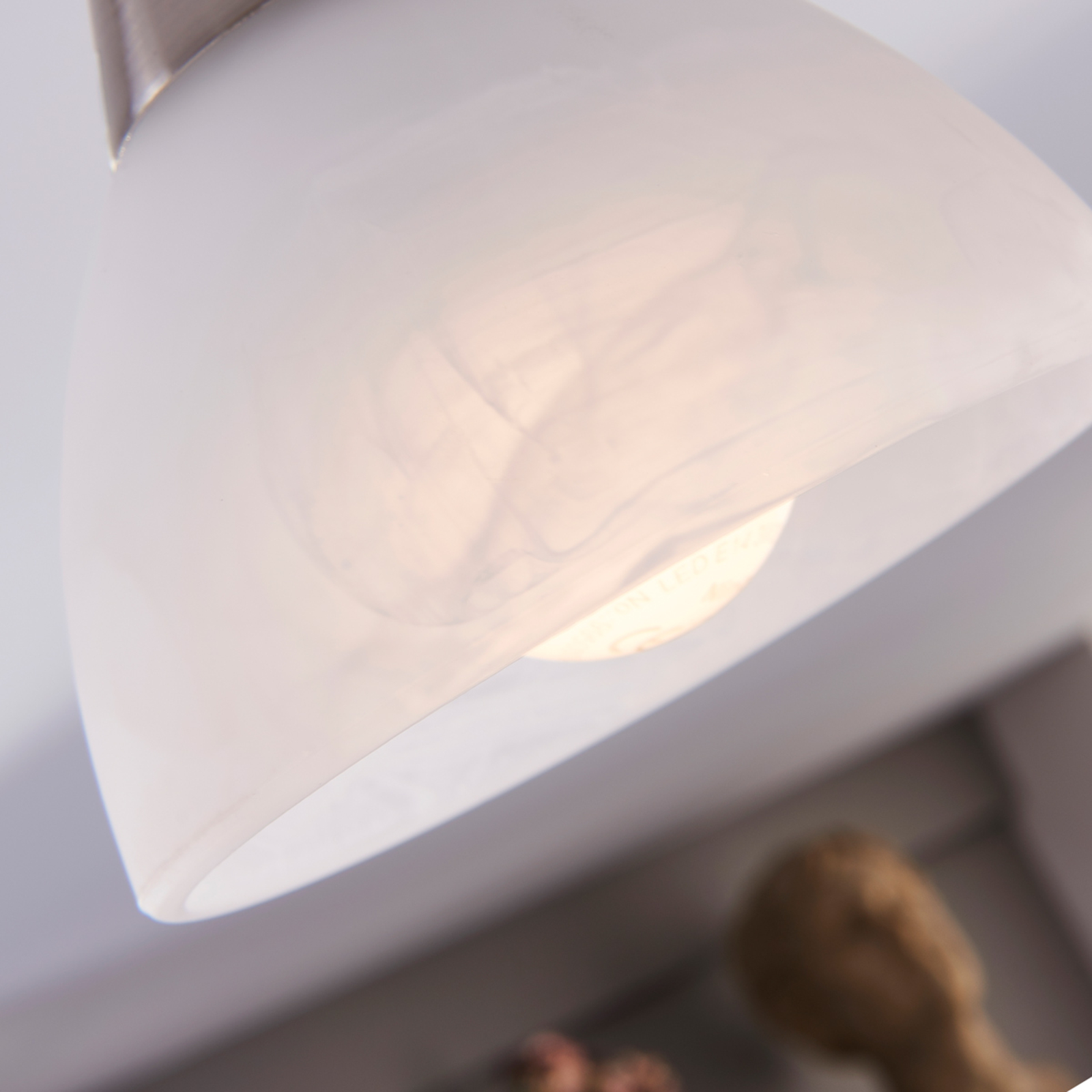 Della - ceiling light matt nickel, three-bulb