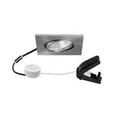 BRUMBERG BB25 IP65 RC transformador caja de conexiones redonda níquel mate