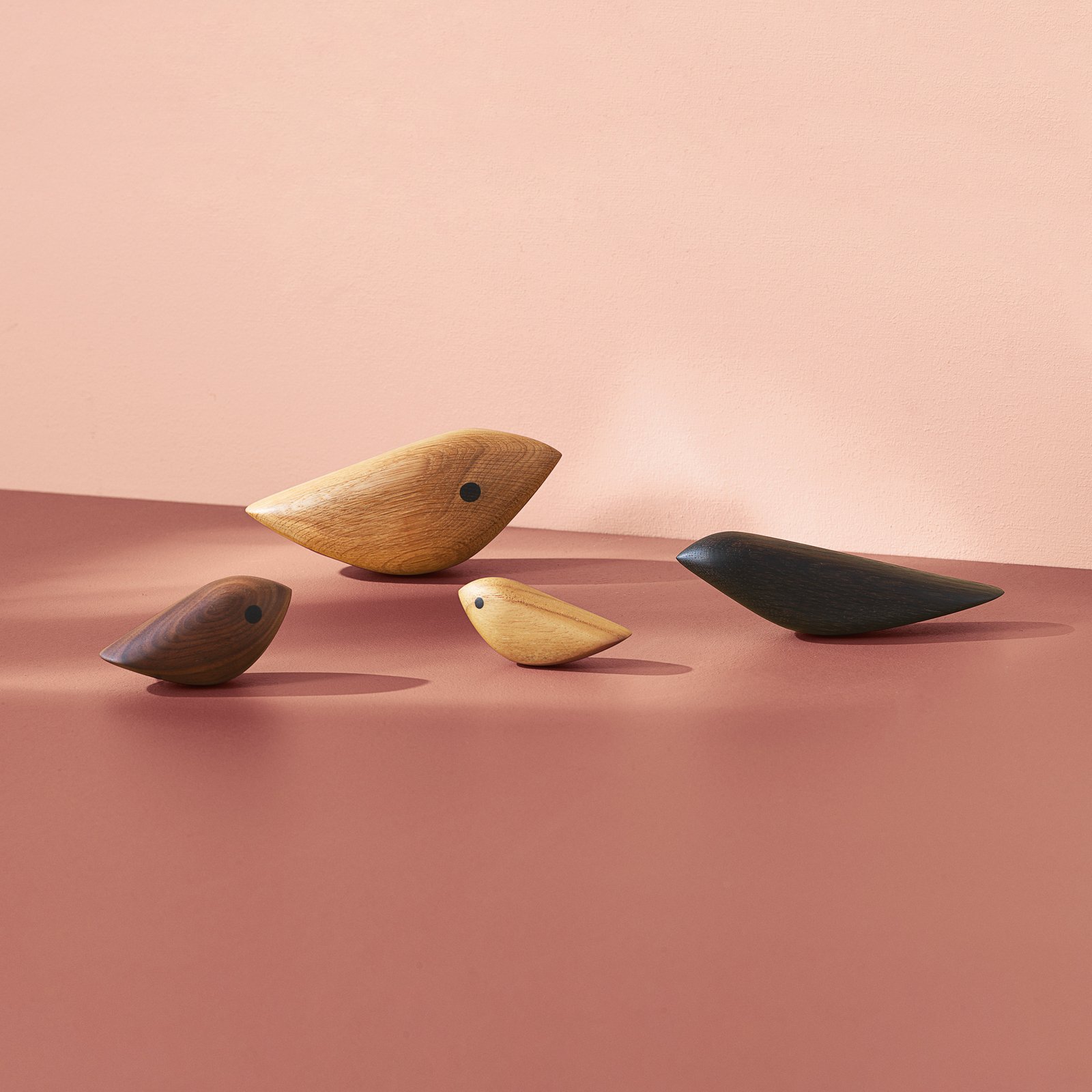 Twirling Bird Xlarge Oak - Warm Nordic