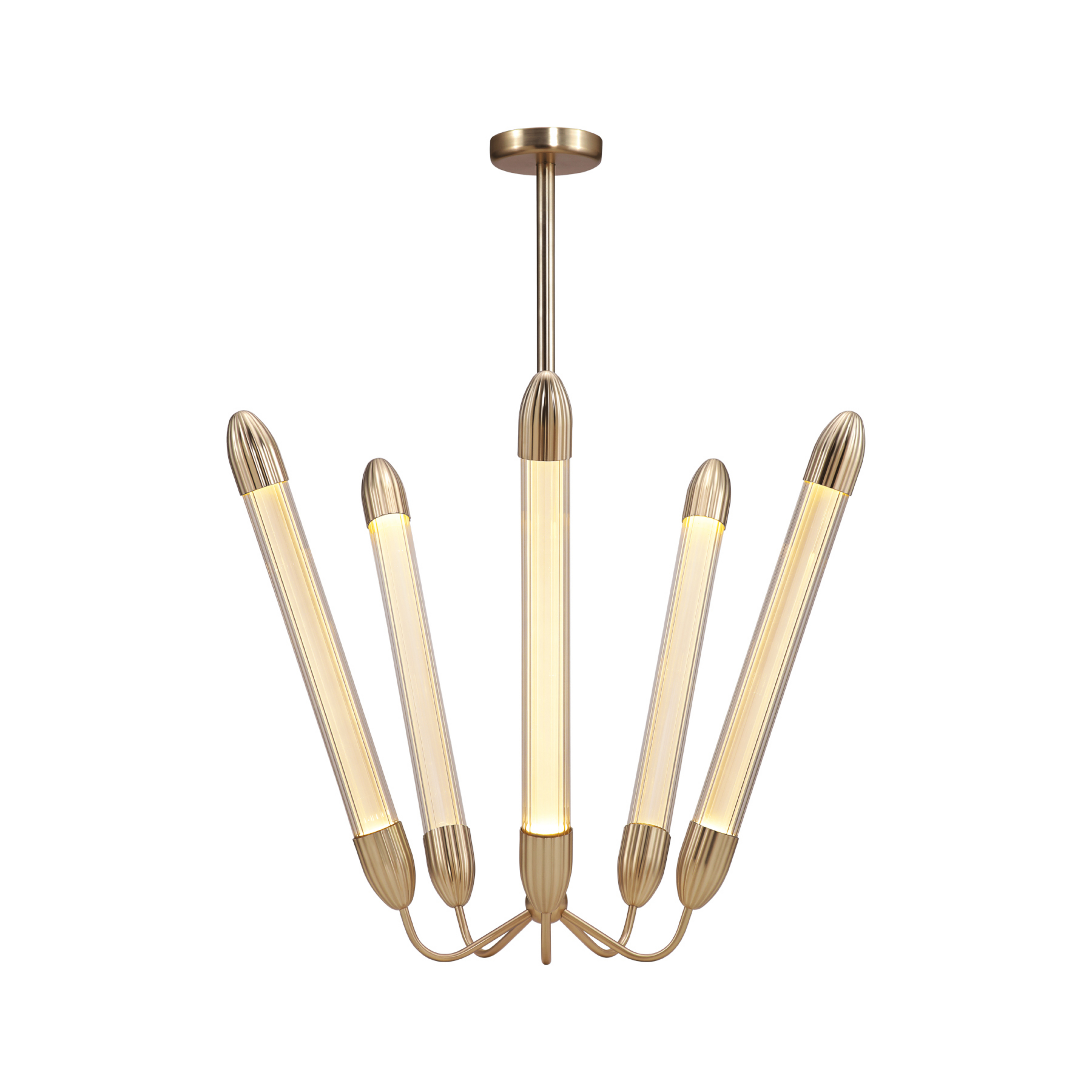 Lemon Squeeze Deckenleuchte Long Plated Brass - UMAGE