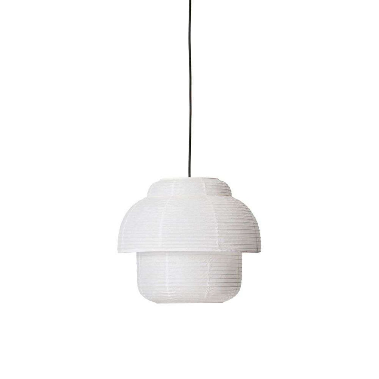 Papier Double Pendant Ø40 White - Made By Hand