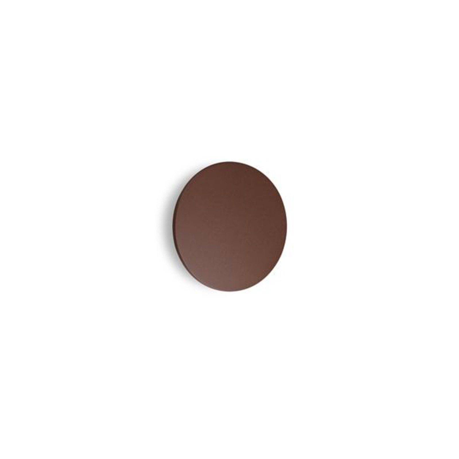 Ideal Lux kinkiet zewnętrzny LED Punto, brązowy, Ø 18 cm, metalowy