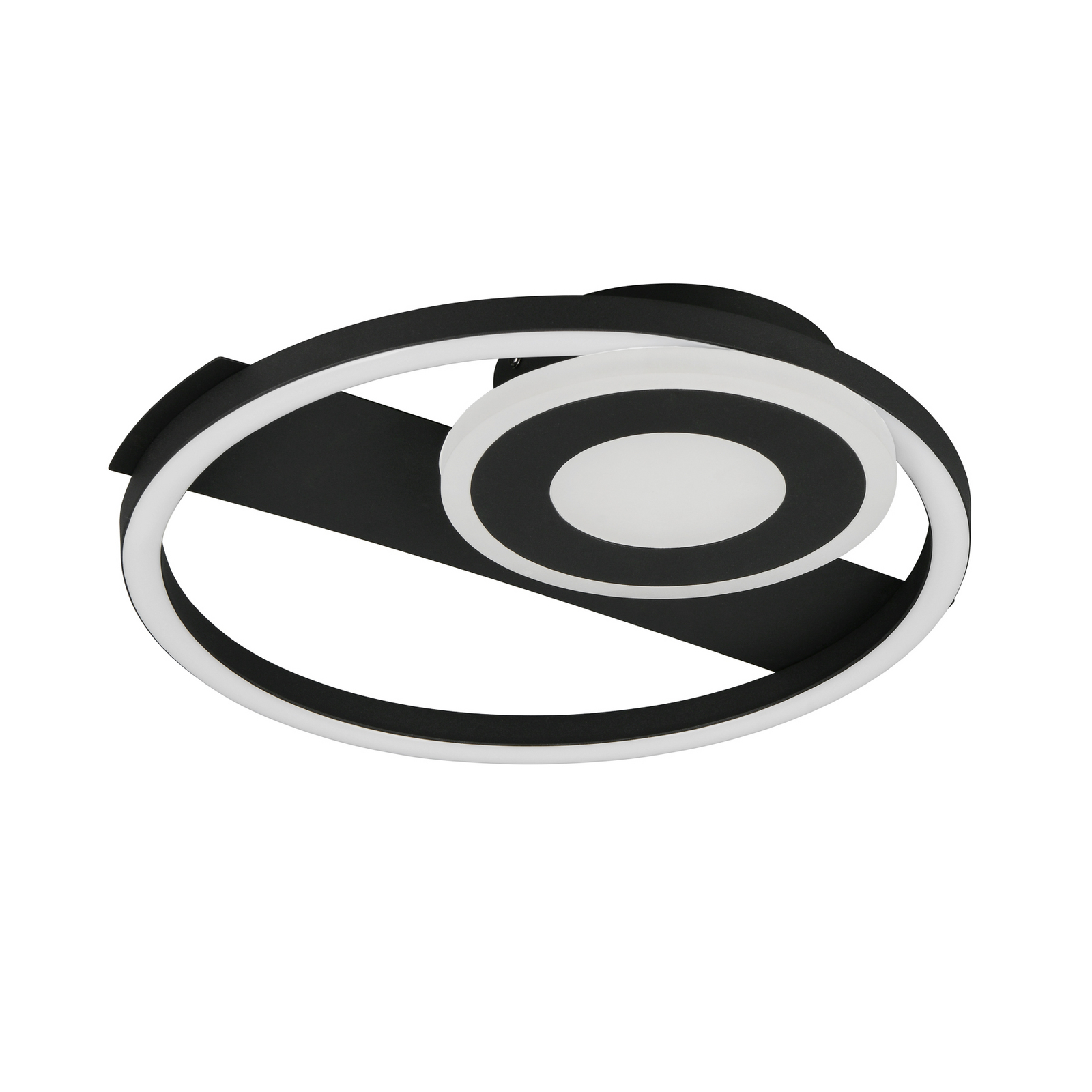 Plafoniera LED Horus, nero, 2500 lm, 3000 K, metallo Plafoniera LED Horus, nero, 2500 lm, 3000 K, metallo