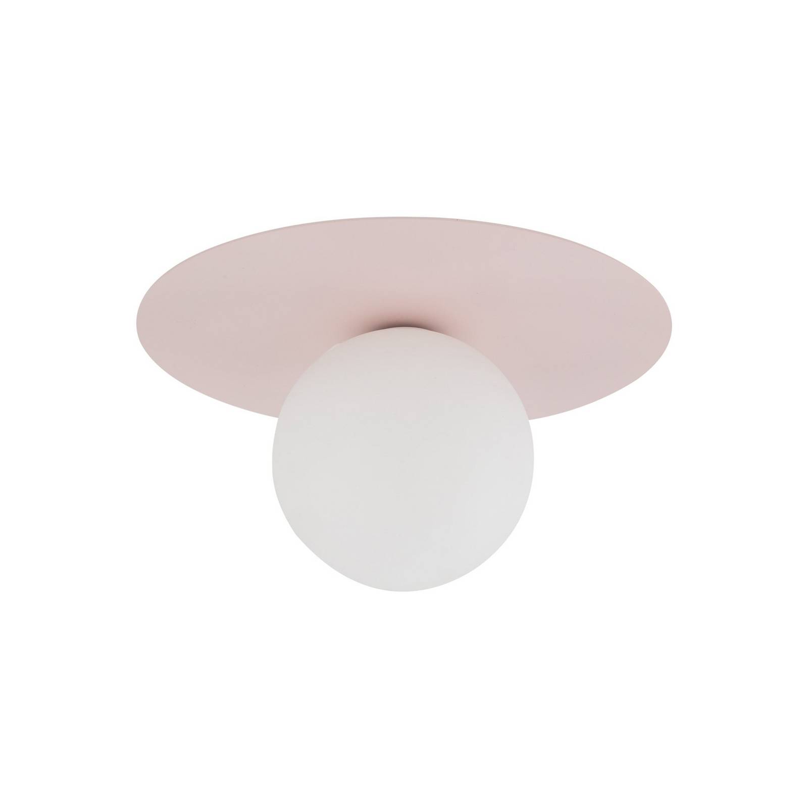 Deckenlampe Pixie, rosafarben, Ø 25 cm, Stahl/Kunststoff günstig online kaufen