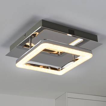 Lindby Charleen LED plafondlamp, verchroomd
