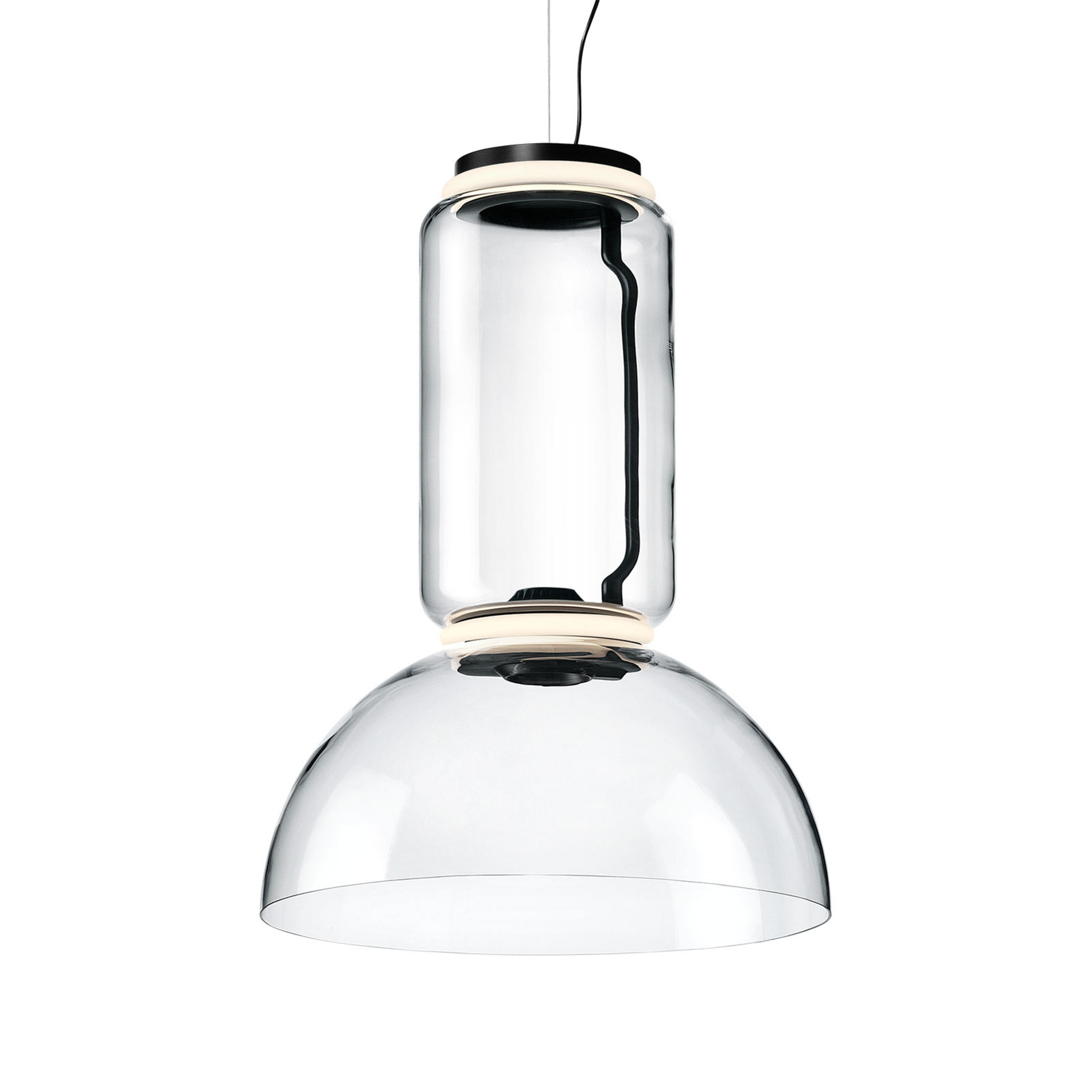 FLOS Noctambule Hängelampe Low Cylinder & Bowl