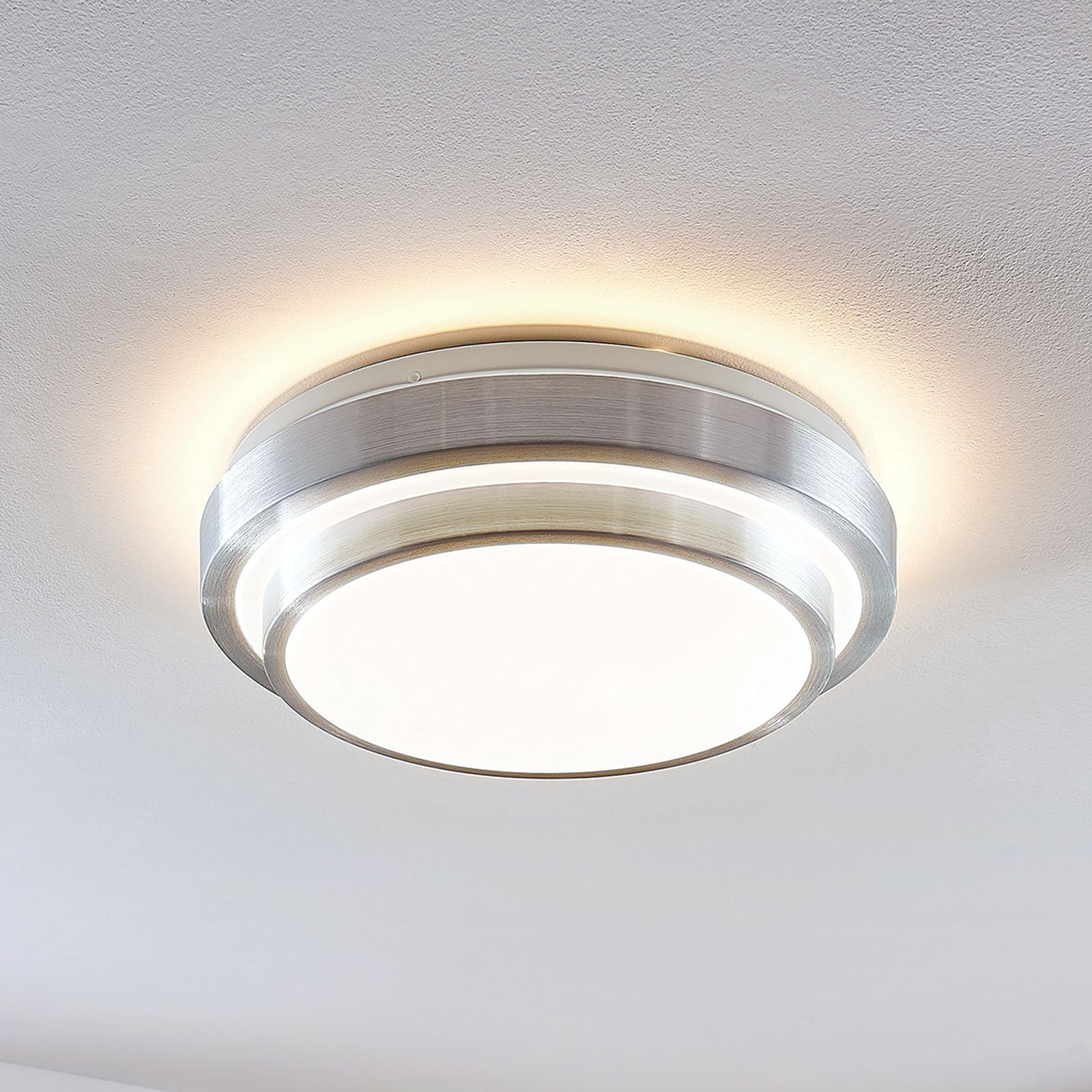 Lindby Naima LED ceiling lamp, round, 34 cm
