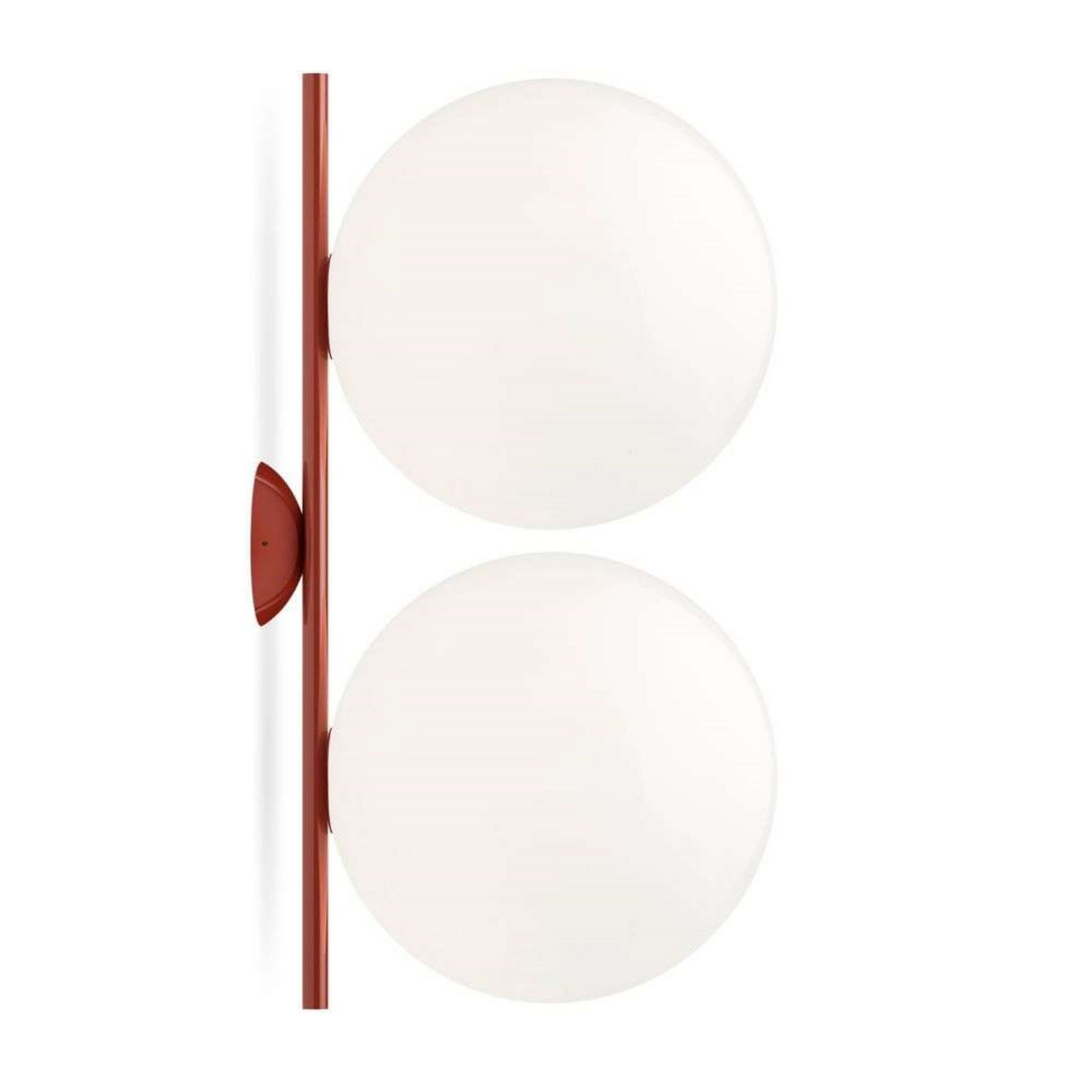 IC C/W2 Double Loftlampe/Væglampe Burgundy - Flos