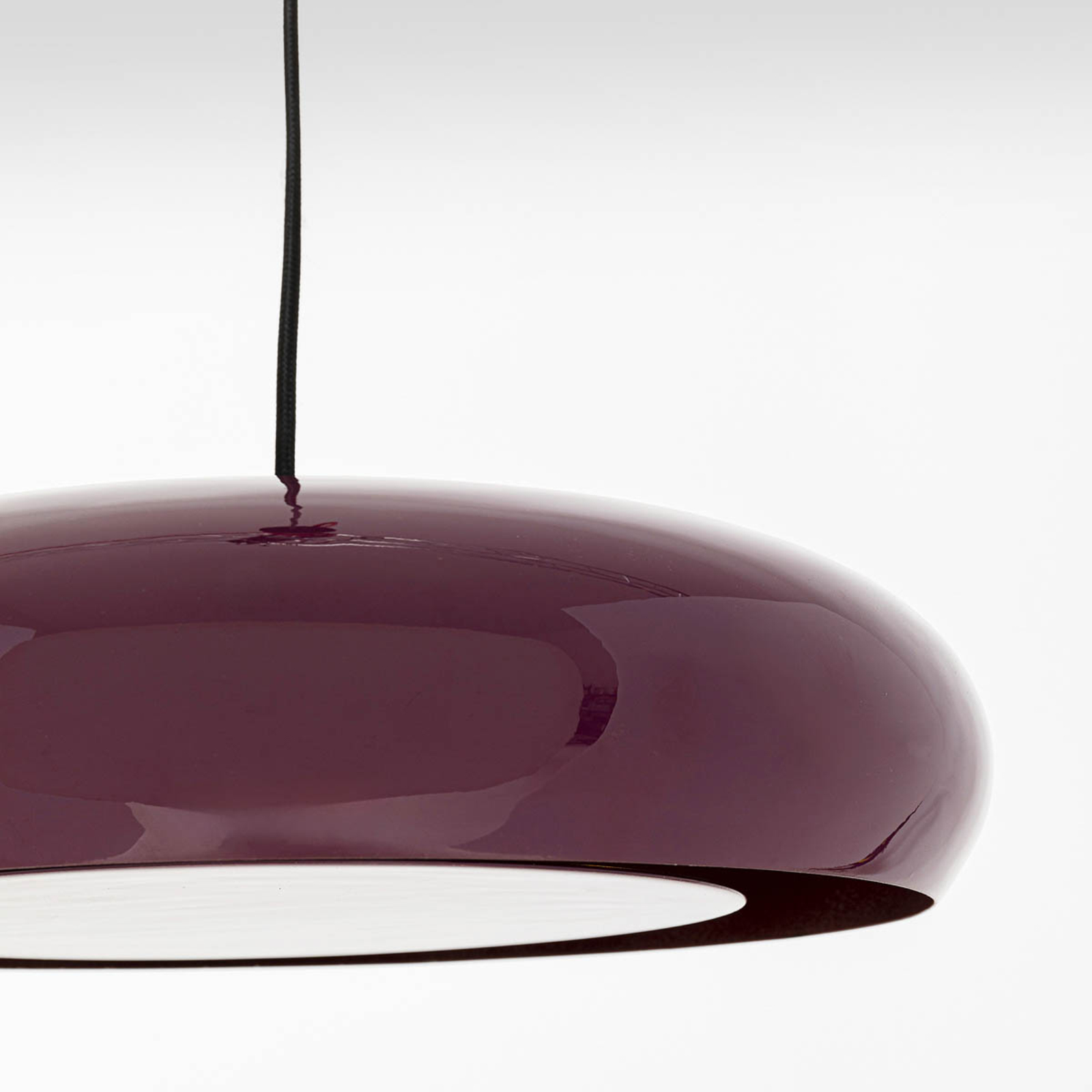 KARE Suspension Lia, violet, acier émaillé, 38 cm