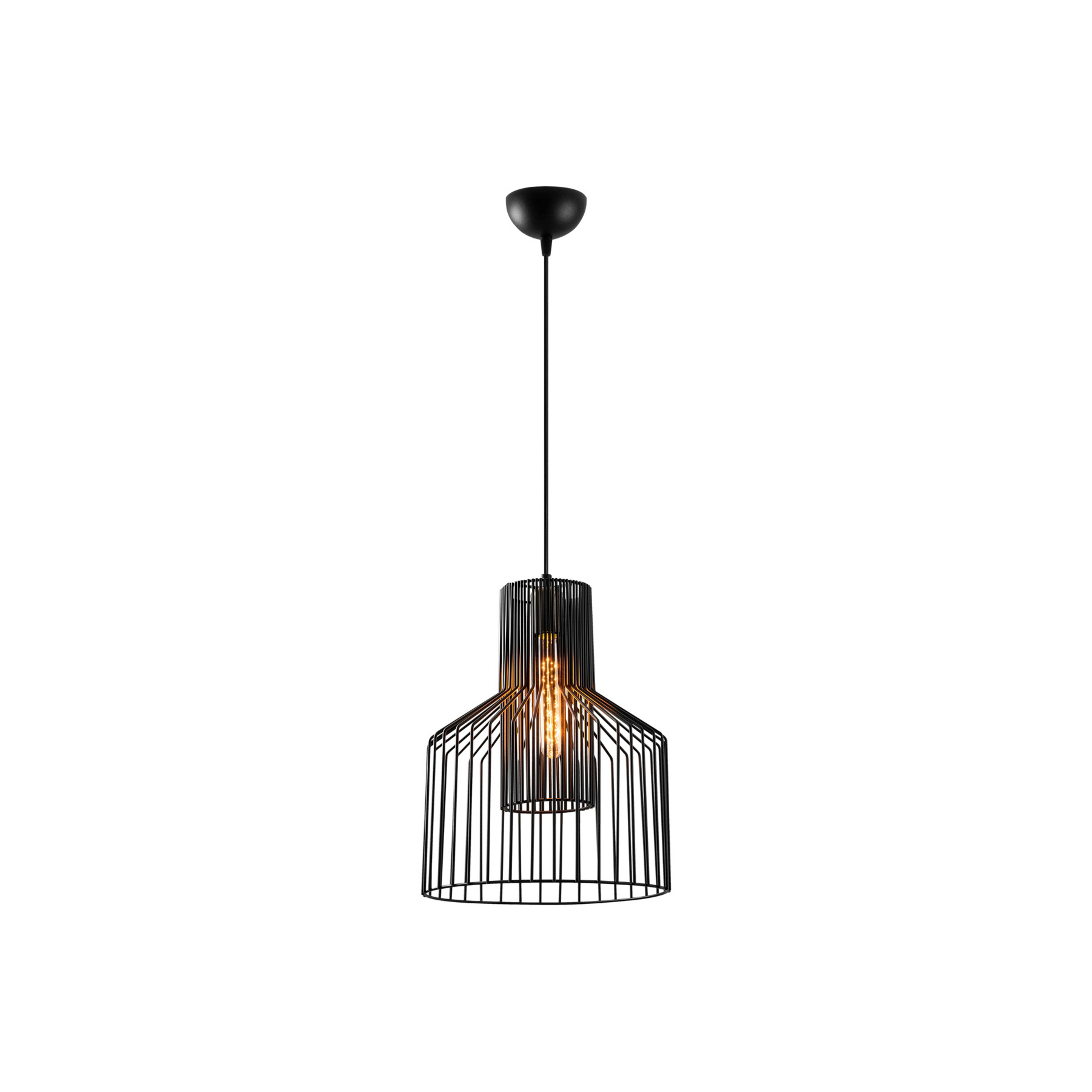 Pendant light Atos 2851 1-bulb Ø30cm black