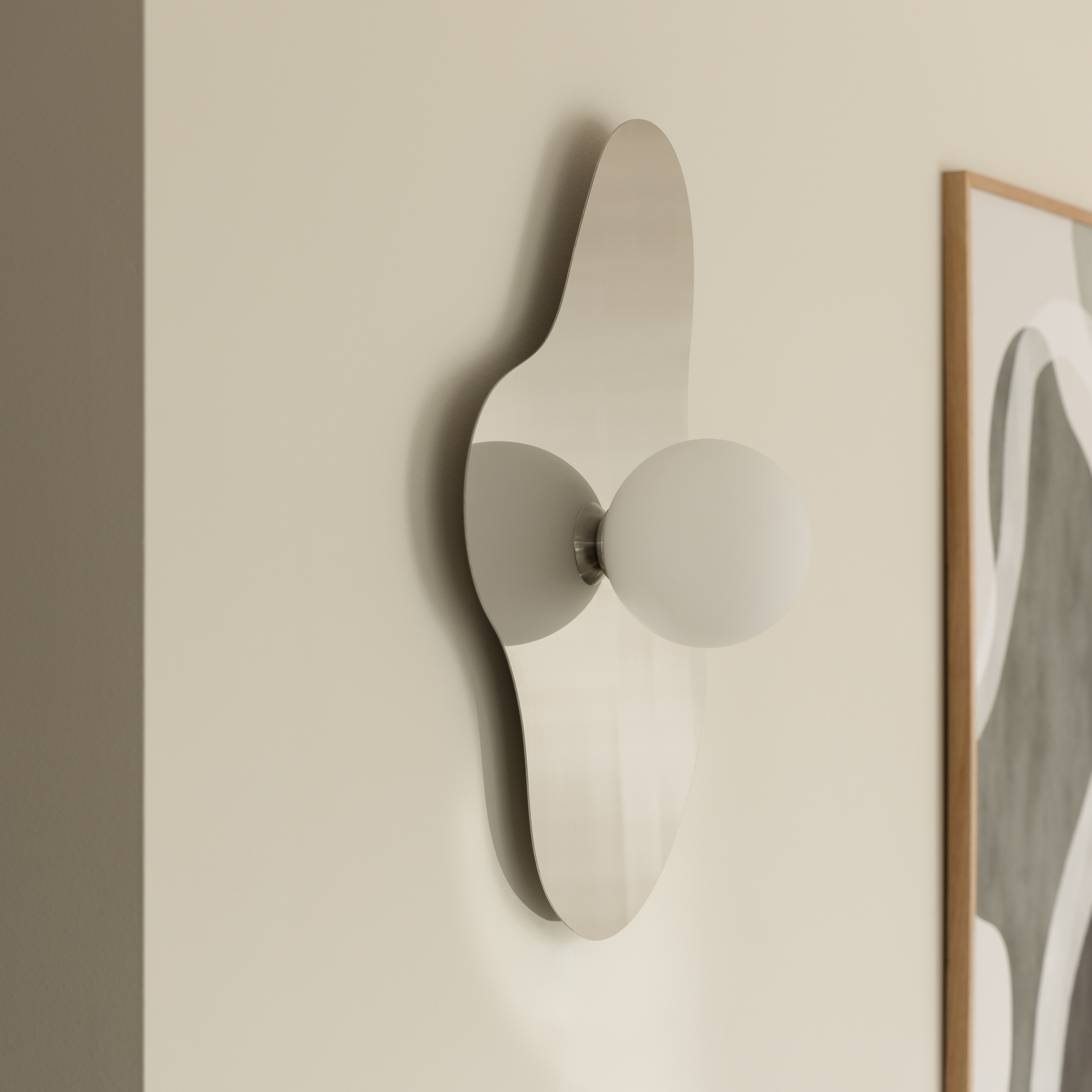 Applique murale Illusion chrome verre 60 cm - Globen Lighting