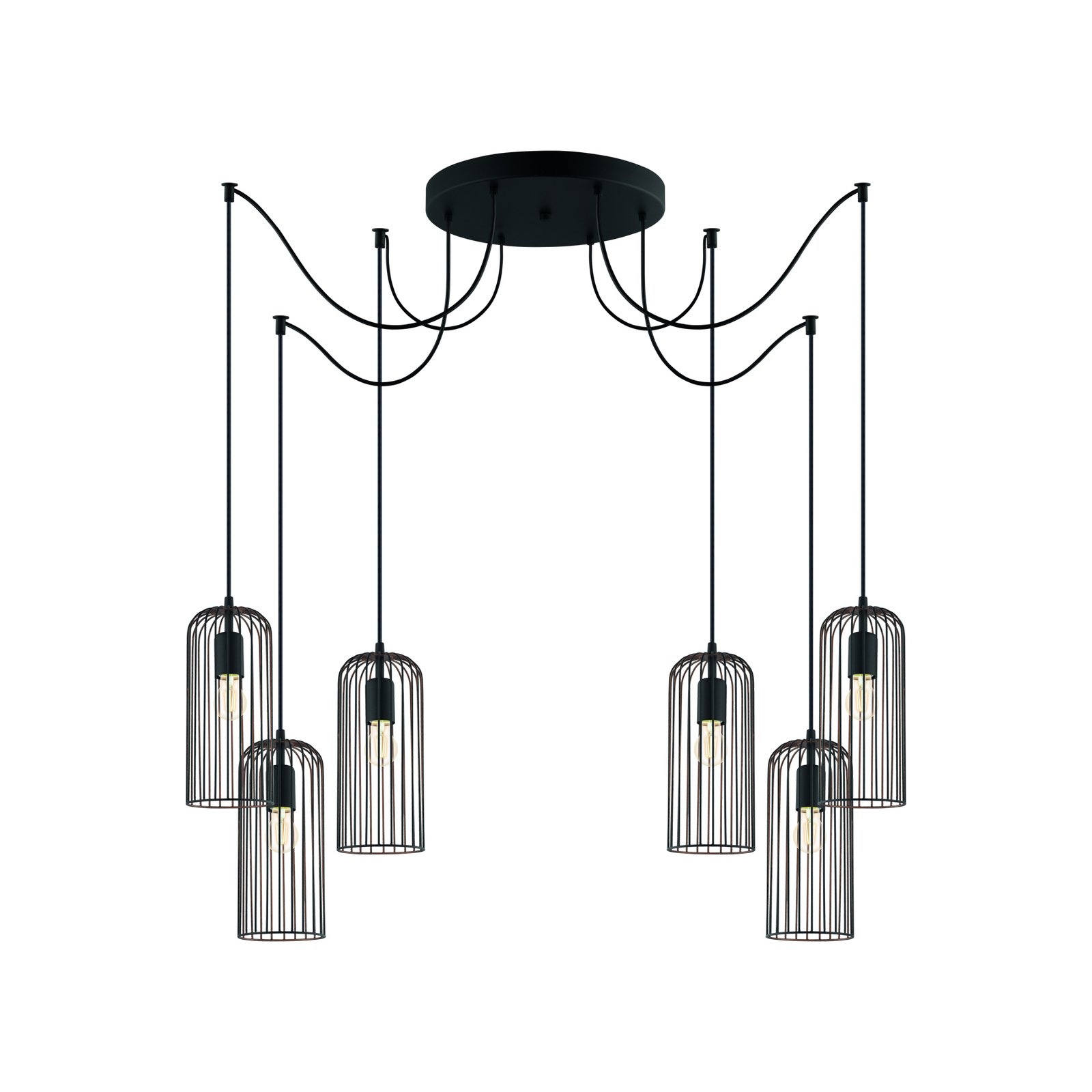 Suspension Roccamena à 6 lampes Suspension Roccamena à 6 lampes