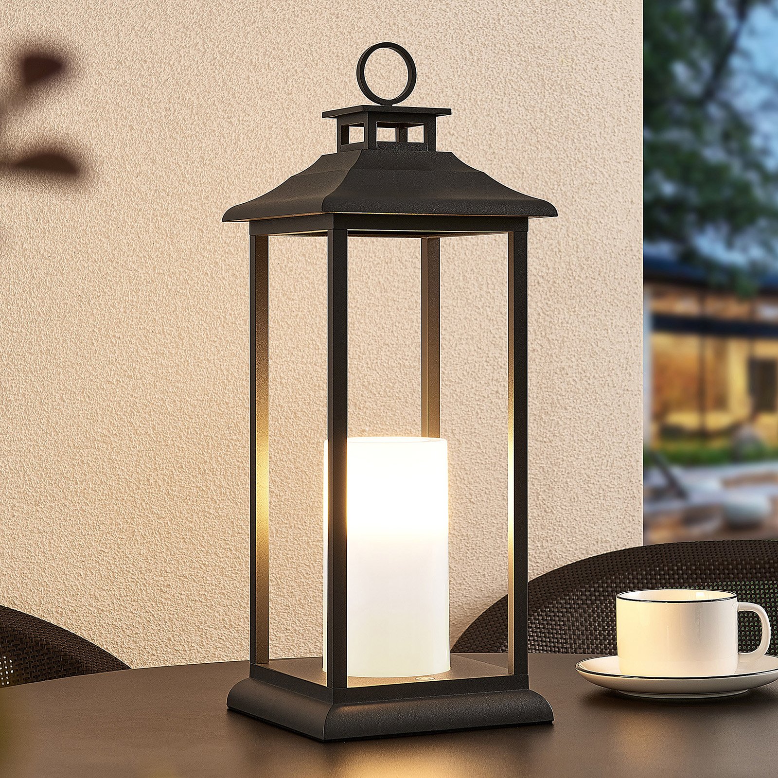 Lucande Vadik LED outdoor lantern